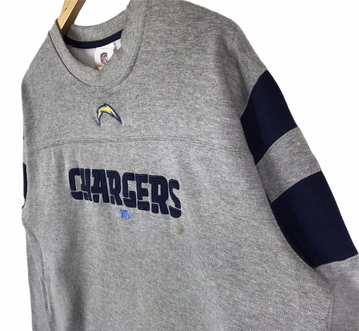 NFL × Vintage Vintage 90s Los Angeles Charges NFL Jumper Sweatshirt Size US L / EU 52-54 / 3 - 4 Thumbnail