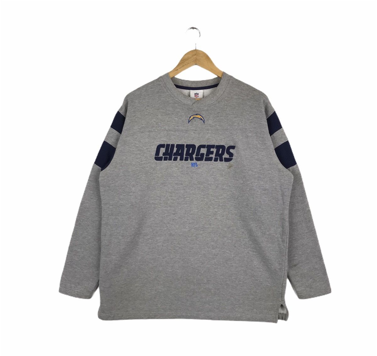 NFL × Vintage Vintage 90s Los Angeles Charges NFL Jumper Sweatshirt Size US L / EU 52-54 / 3 - 1 Thumbnail