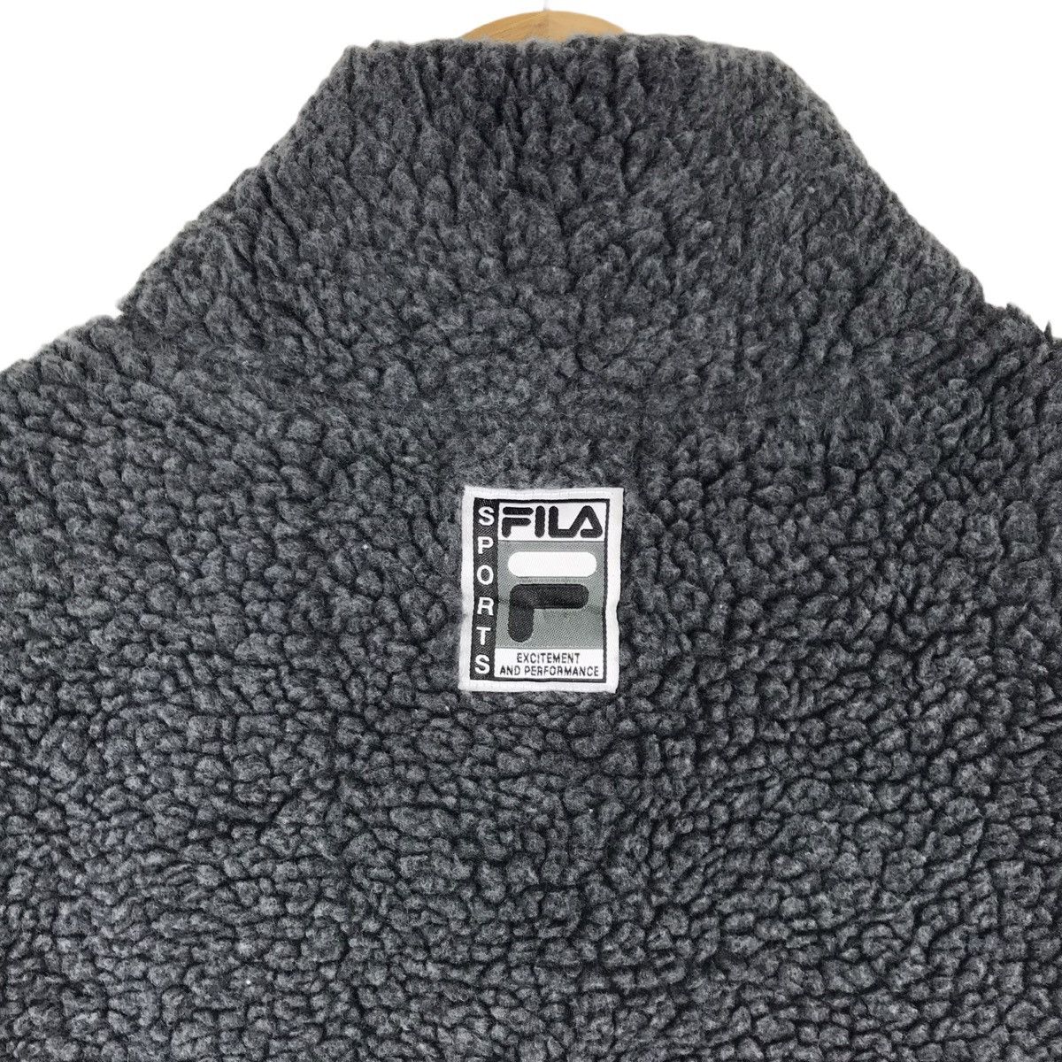 Fila Vintage 90s Fila Minimalist Half Zipper Fleece Sweatshirt Size US M / EU 48-50 / 2 - 5 Thumbnail