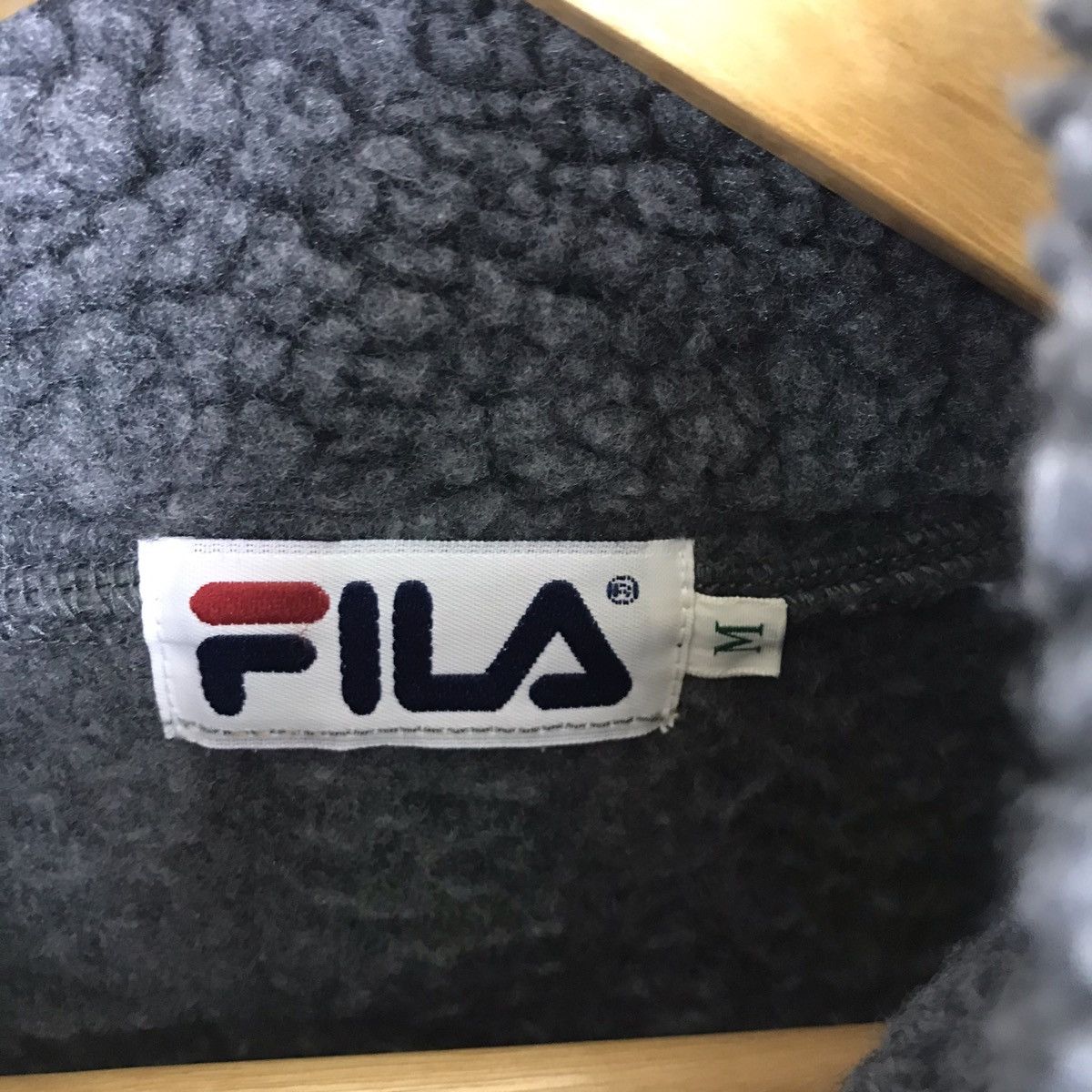 Fila Vintage 90s Fila Minimalist Half Zipper Fleece Sweatshirt Size US M / EU 48-50 / 2 - 6 Thumbnail