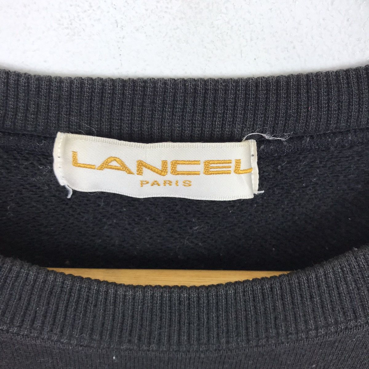 Lancel Vintage 90s Lancel Spell Out Embroided Sweatshirt Size US M / EU 48-50 / 2 - 5 Thumbnail