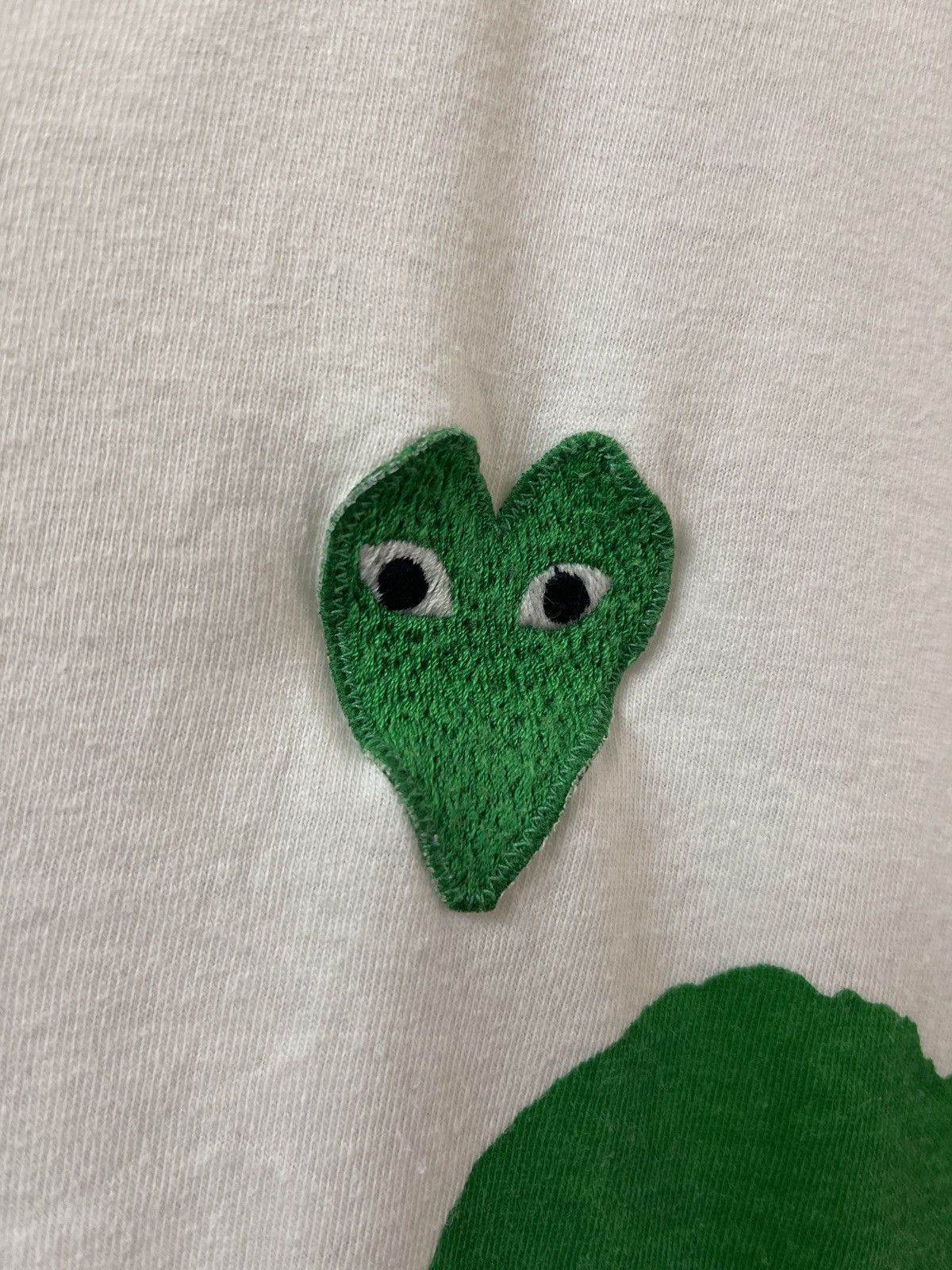 Comme des Garcons VINTAGE PLAY COMME DES GARCONS GREEN HEART TEE VERY RARE Size S / US 4 / IT 40 - 10 Thumbnail