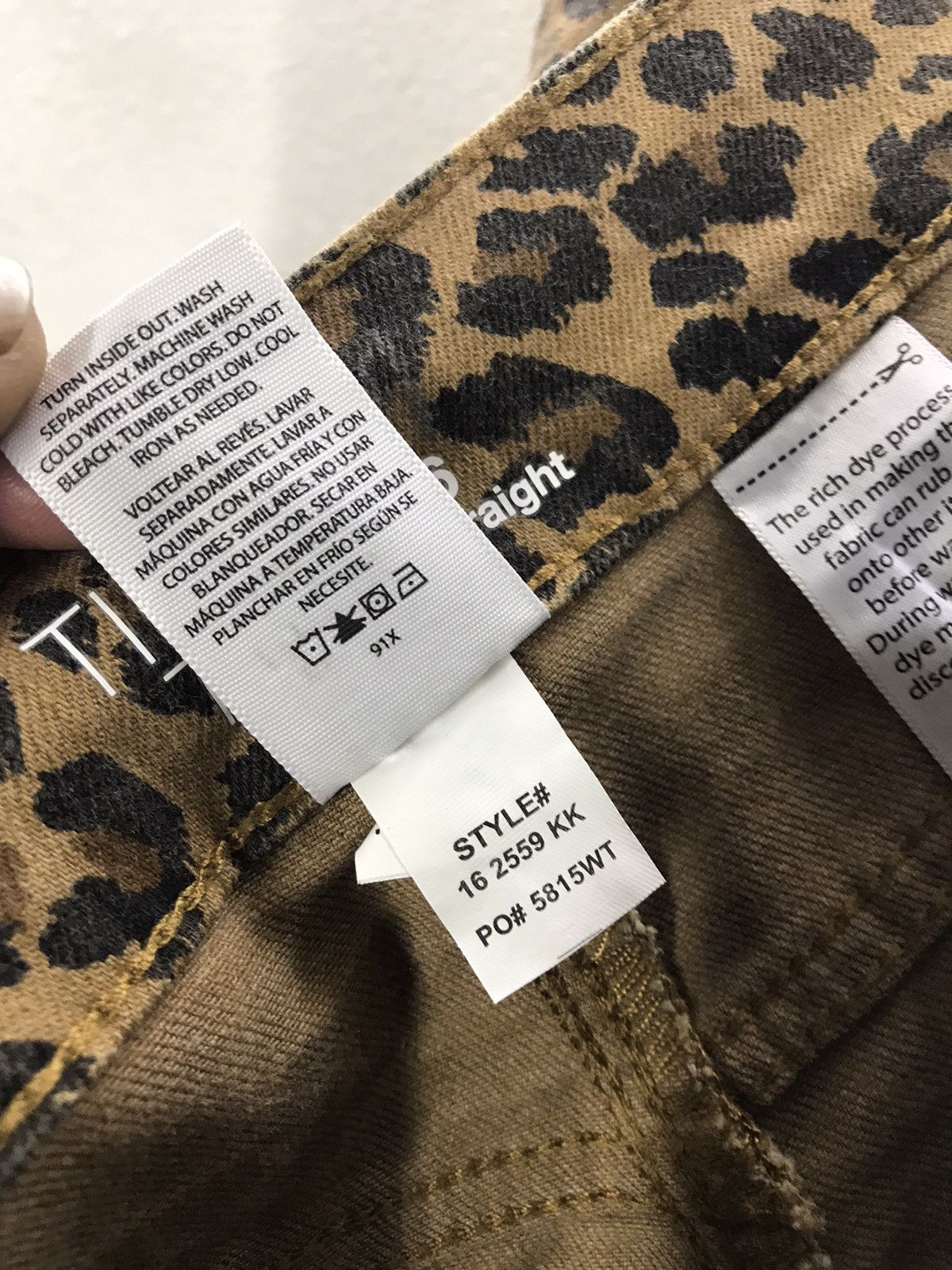 Designer Time And True Leopard Printed Pants Size US 34 / EU 50 - 8 Thumbnail