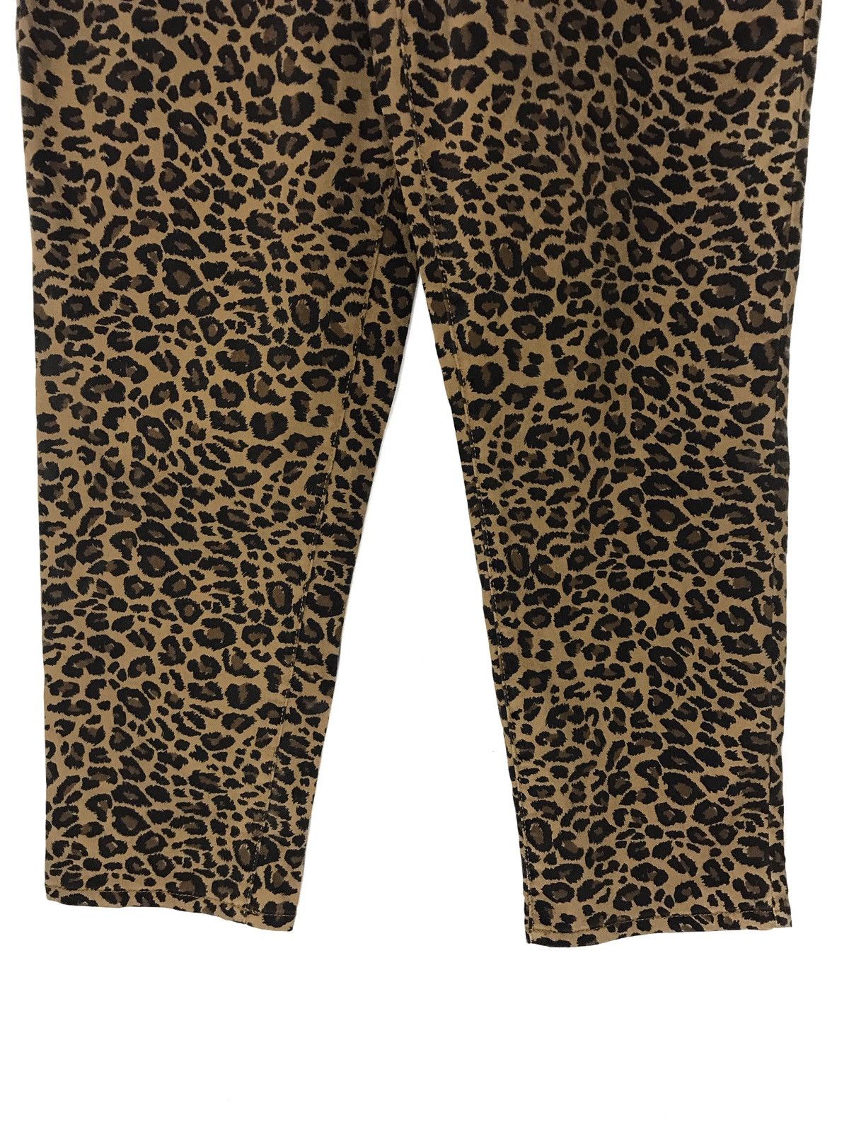 Designer Time And True Leopard Printed Pants Size US 34 / EU 50 - 3 Thumbnail