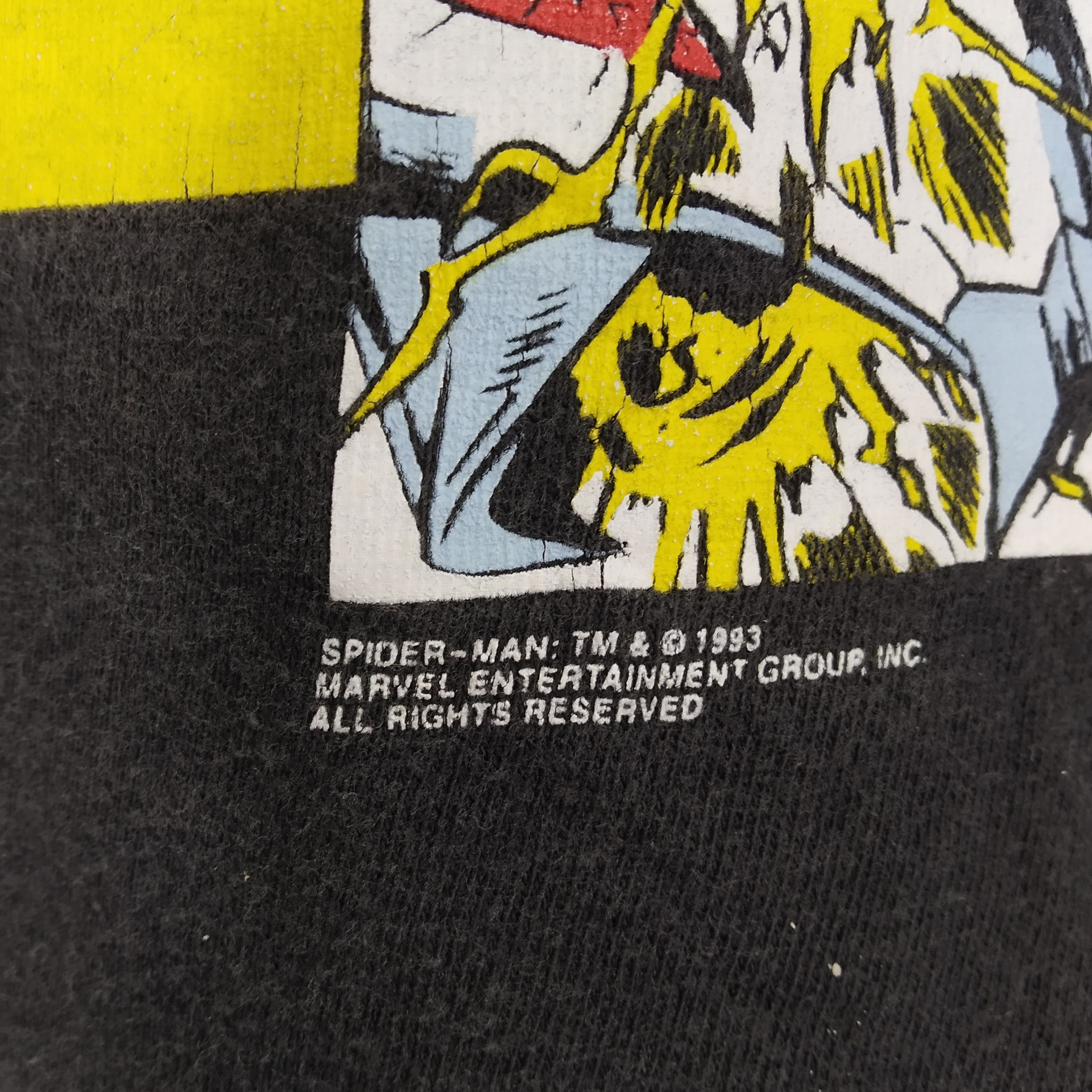 Marvel Comics × Sci-Fi Fantasy × Vintage Vintage 90s Spiderman Superhero Marvel Comics Movie Size US L / EU 52-54 / 3 - 5 Thumbnail