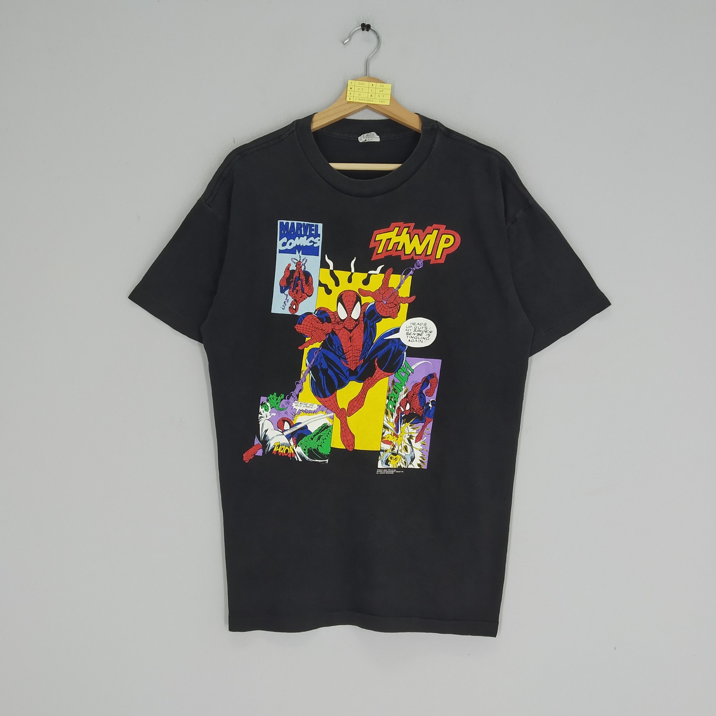 Marvel Comics × Sci-Fi Fantasy × Vintage Vintage 90s Spiderman Superhero Marvel Comics Movie Size US L / EU 52-54 / 3 - 1 Thumbnail