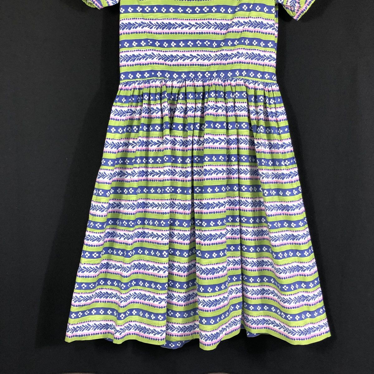 Prada Prada Boat Neck Abstract Stripes Summer Dress Size S / US 4 / IT 40 - 7 Thumbnail