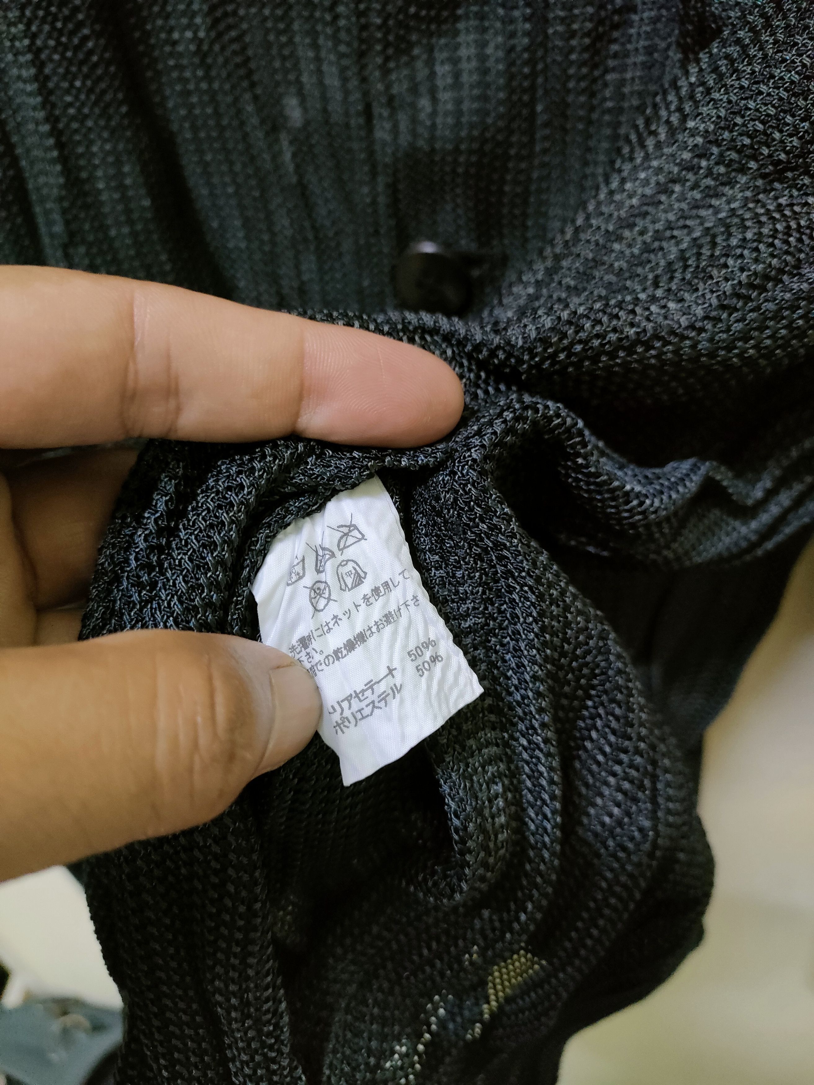 Issey Miyake Issey Miyake Men Net Button Ups Size US L / EU 52-54 / 3 - 5 Thumbnail