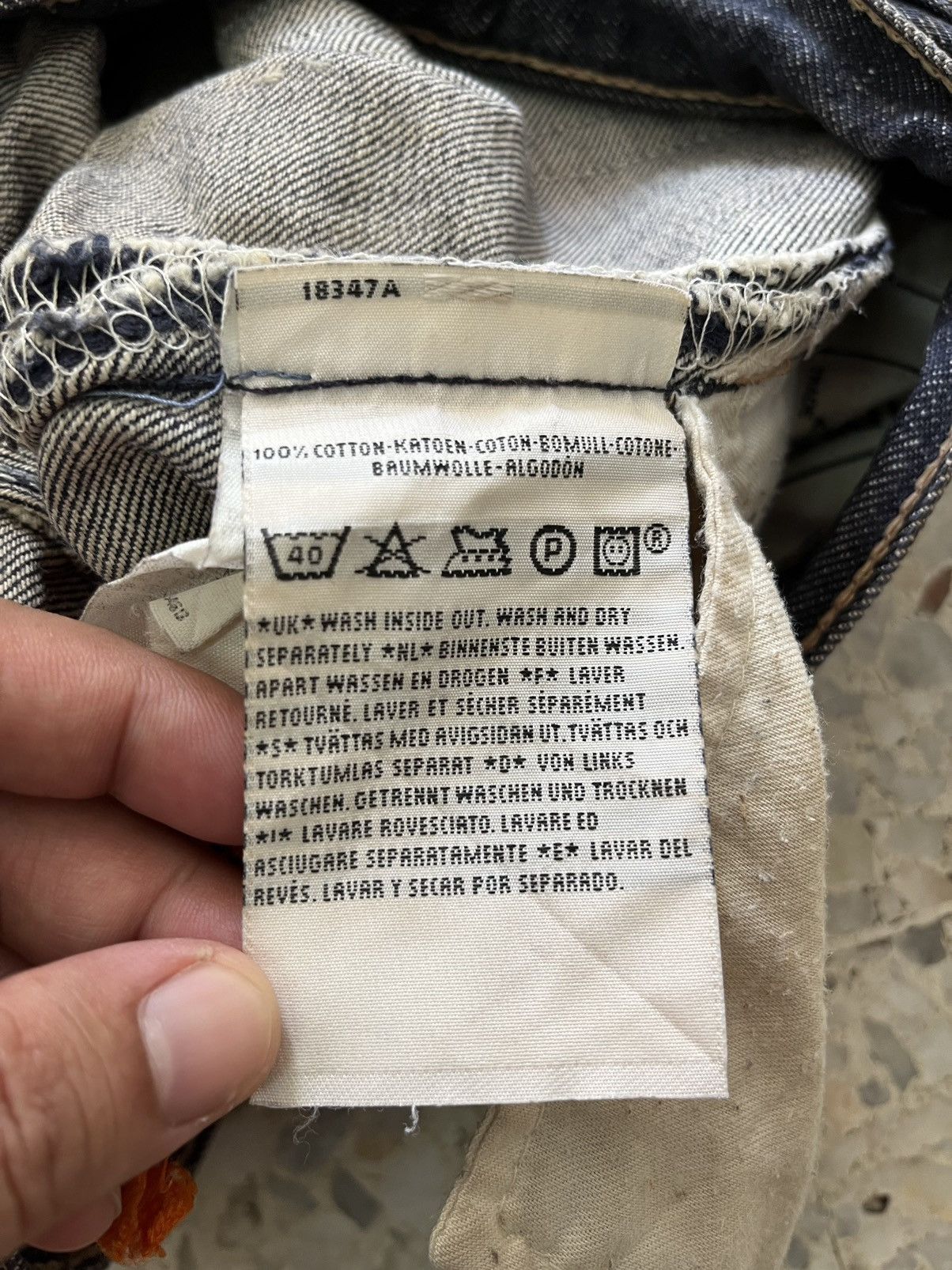 Levi's Vintage Levi’s distress Jeans Kurt Cobain design Size US 30 / EU 46 - 5 Thumbnail