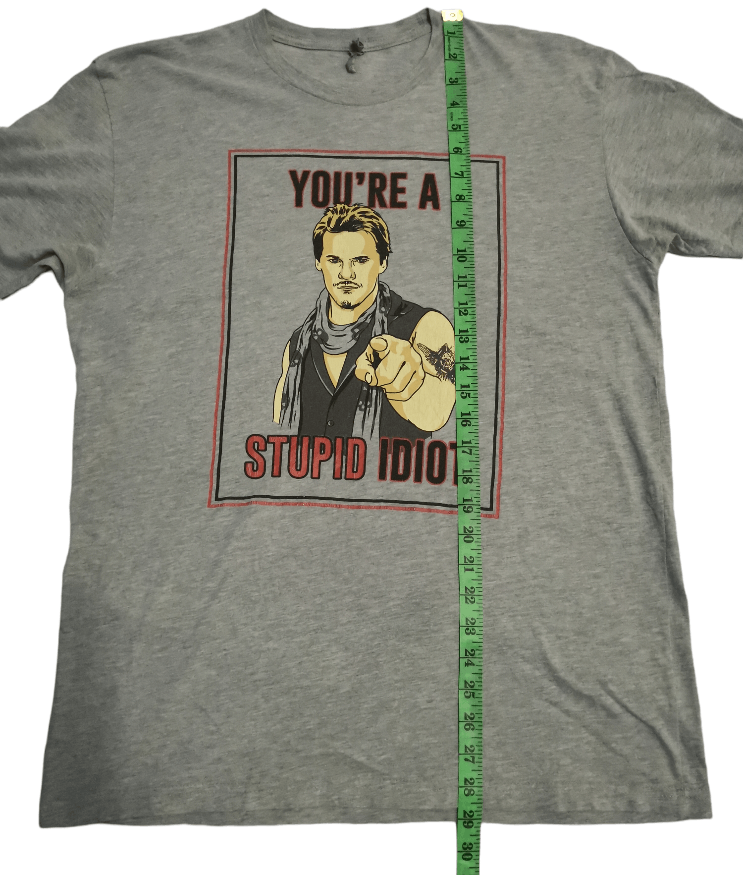 WCW/nWo Chris Jericho You're a Stupid Idiot Wrestling Tee WWF WWE Size US L / EU 52-54 / 3 - 5 Thumbnail