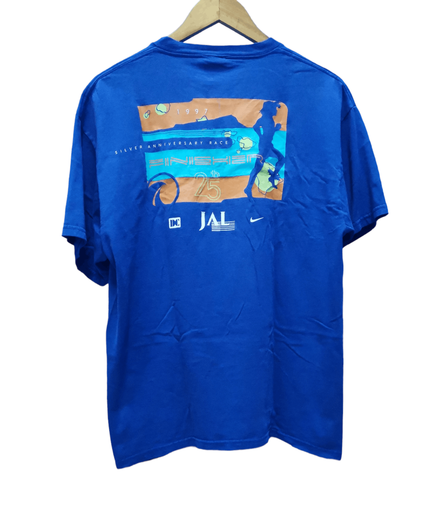 Nike Vintage Nike Honolulu Marathon Finisher 1997 Tee 25th Race Size US M / EU 48-50 / 2 - 3 Thumbnail