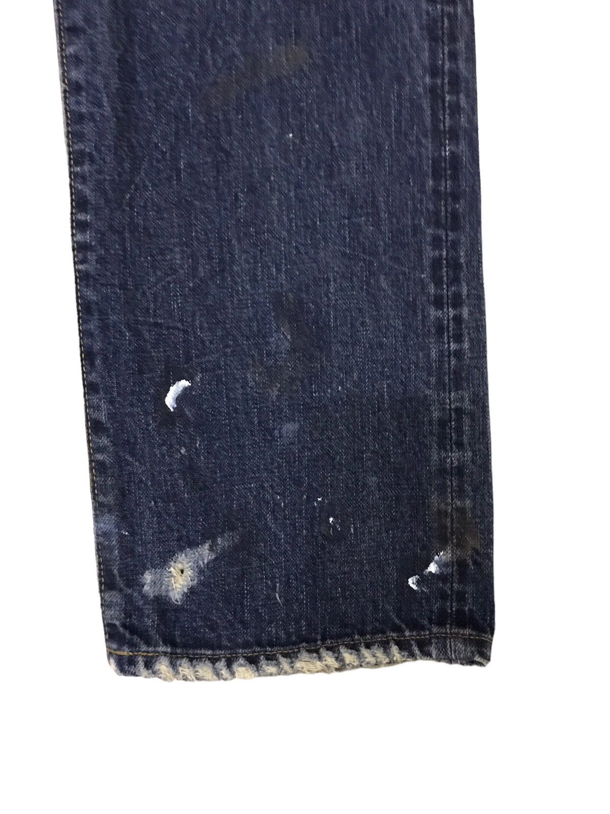 45rpm 45rpm Studio Horsehide Rusty Paint Splatter Selvedge Jeans Size US 29 - 5 Thumbnail