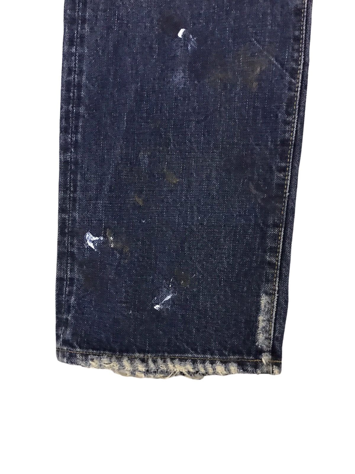 45rpm 45rpm Studio Horsehide Rusty Paint Splatter Selvedge Jeans Size US 29 - 4 Thumbnail