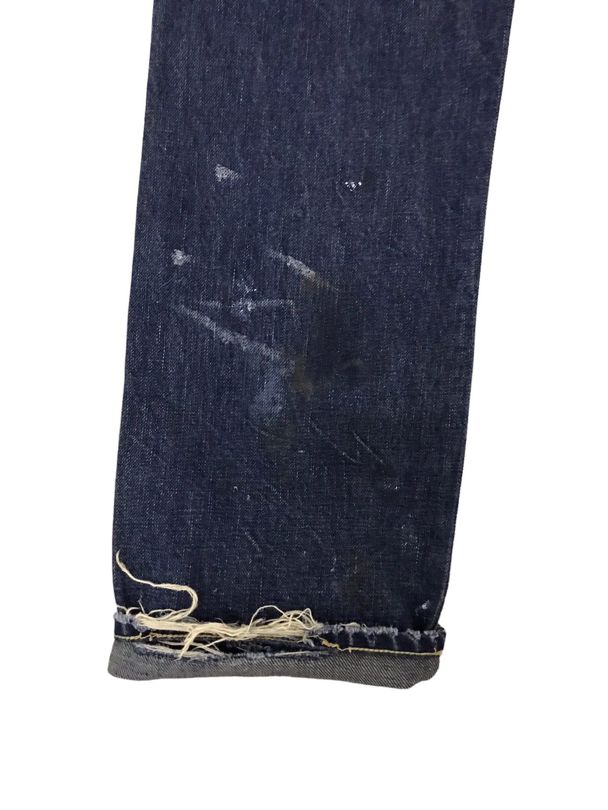 45rpm 45rpm Studio Horsehide Rusty Paint Splatter Selvedge Jeans Size US 29 - 11 Thumbnail