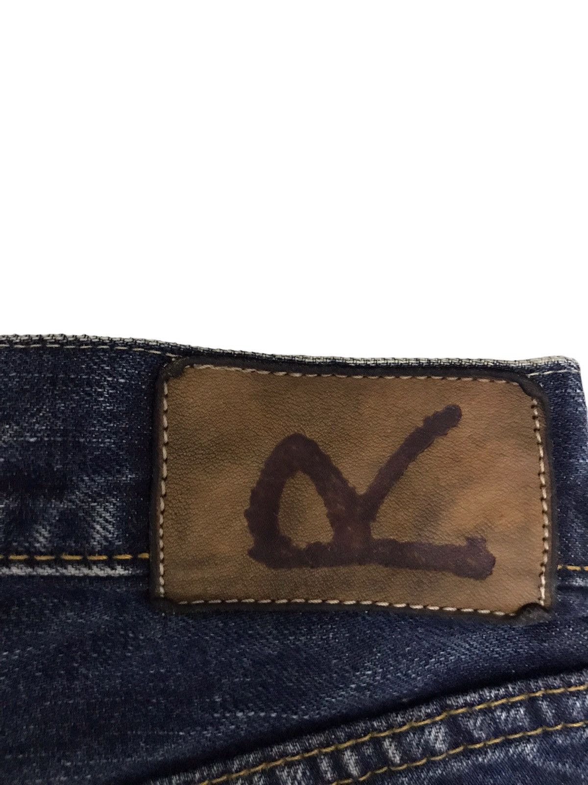 45rpm 45rpm Studio Horsehide Rusty Paint Splatter Selvedge Jeans Size US 29 - 16 Thumbnail