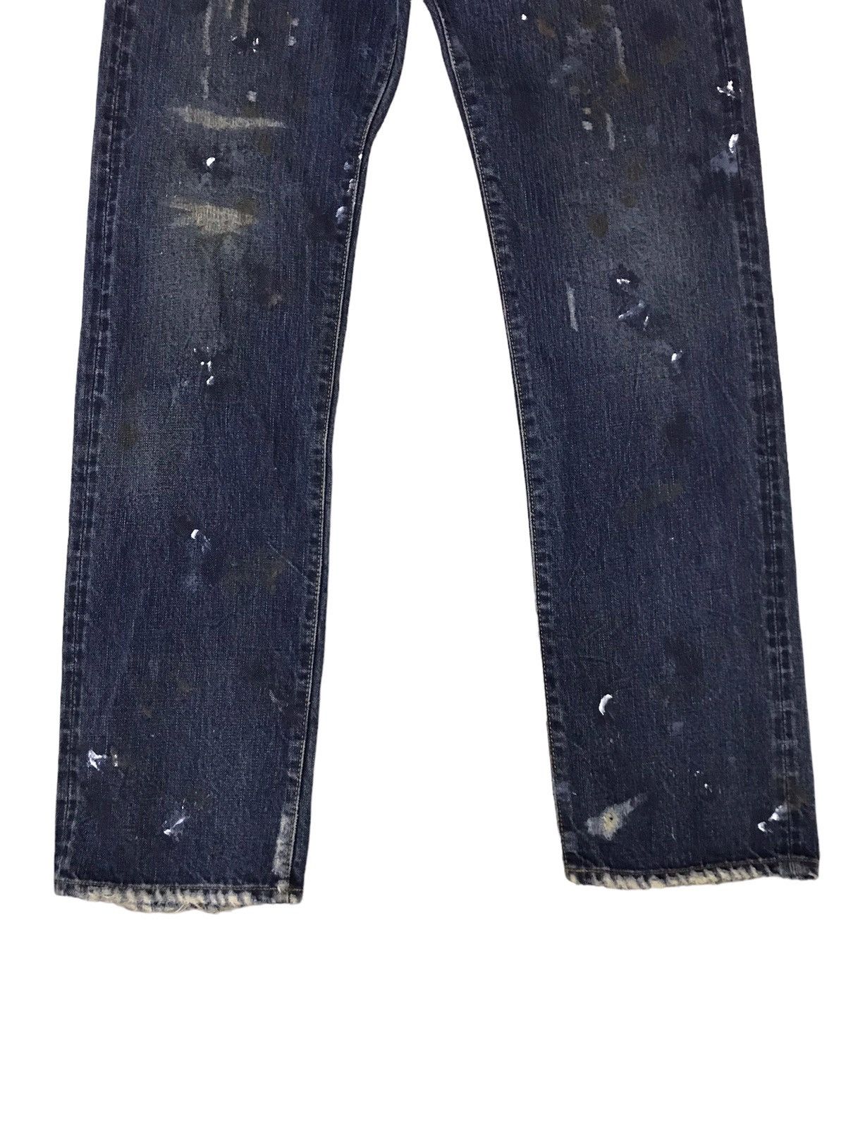 45rpm 45rpm Studio Horsehide Rusty Paint Splatter Selvedge Jeans Size US 29 - 3 Thumbnail