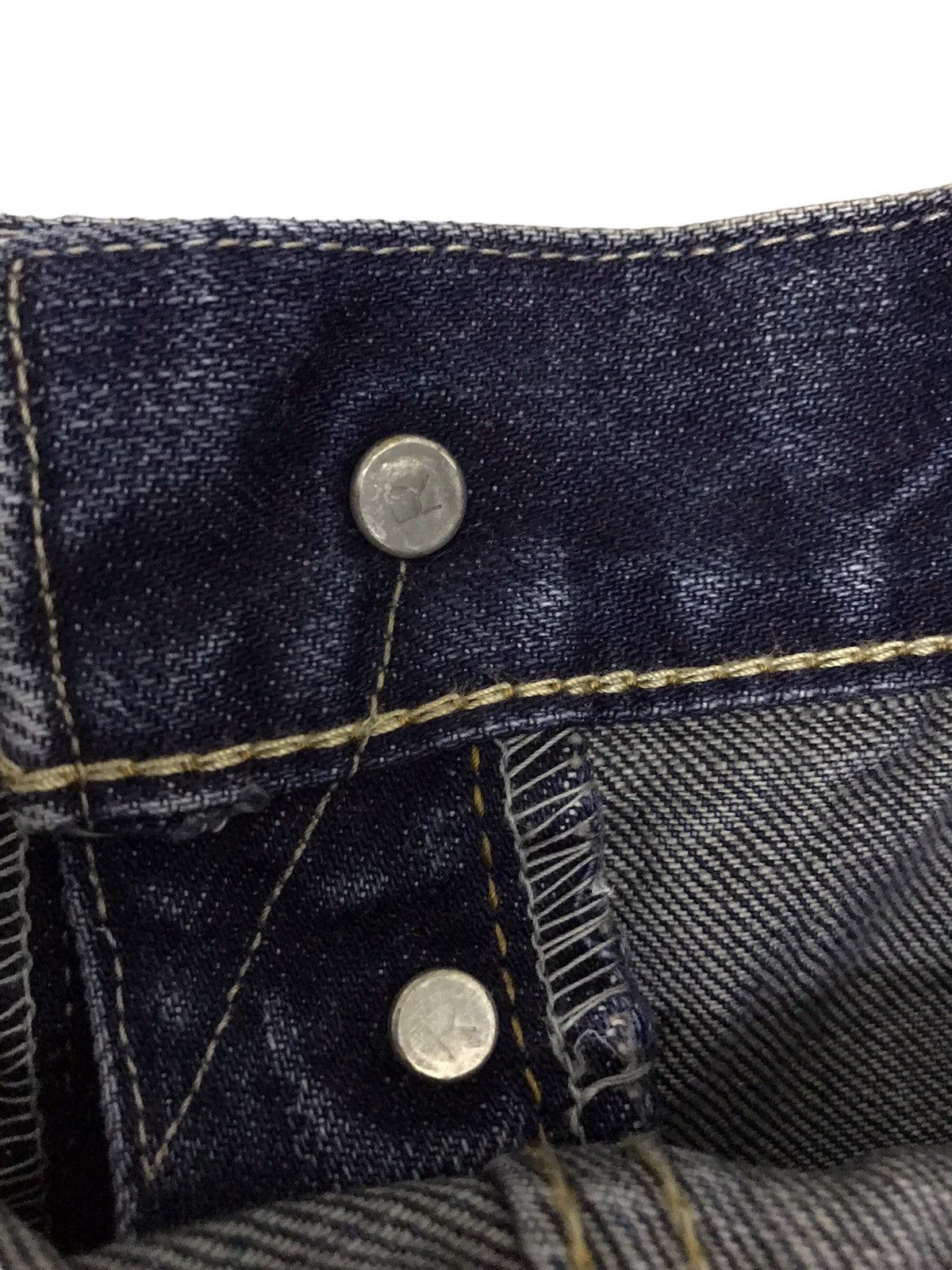 45rpm 45rpm Studio Horsehide Rusty Paint Splatter Selvedge Jeans Size US 29 - 18 Thumbnail