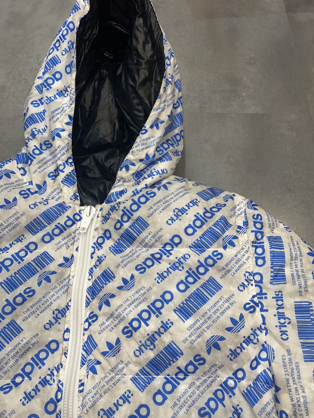 Adidas × Alexander Wang Alexander Wang X Adidas All Over Printed Logo Down Jacket Size US M / EU 48-50 / 2 - 18 Thumbnail