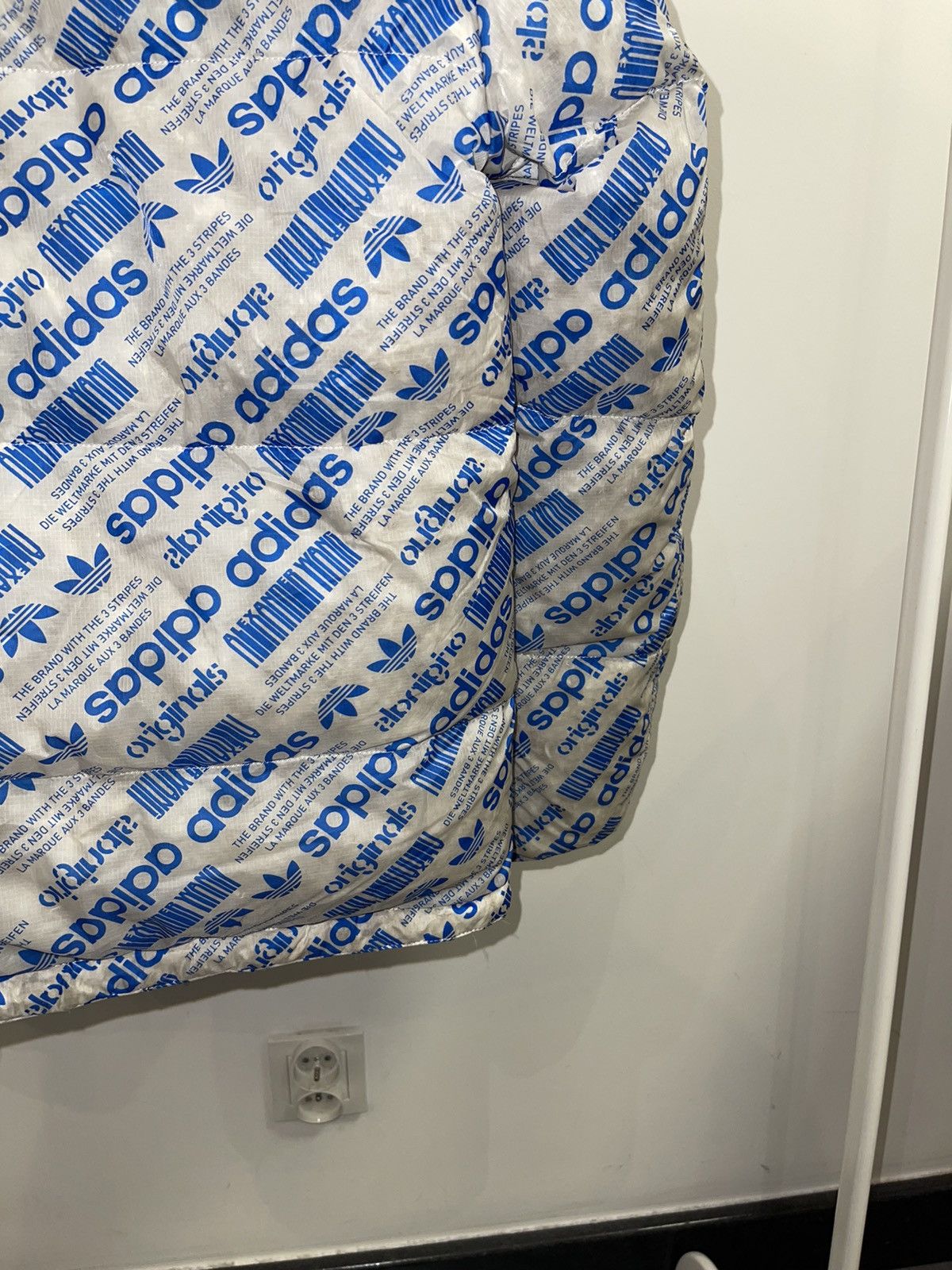 Adidas × Alexander Wang Alexander Wang X Adidas All Over Printed Logo Down Jacket Size US M / EU 48-50 / 2 - 8 Thumbnail