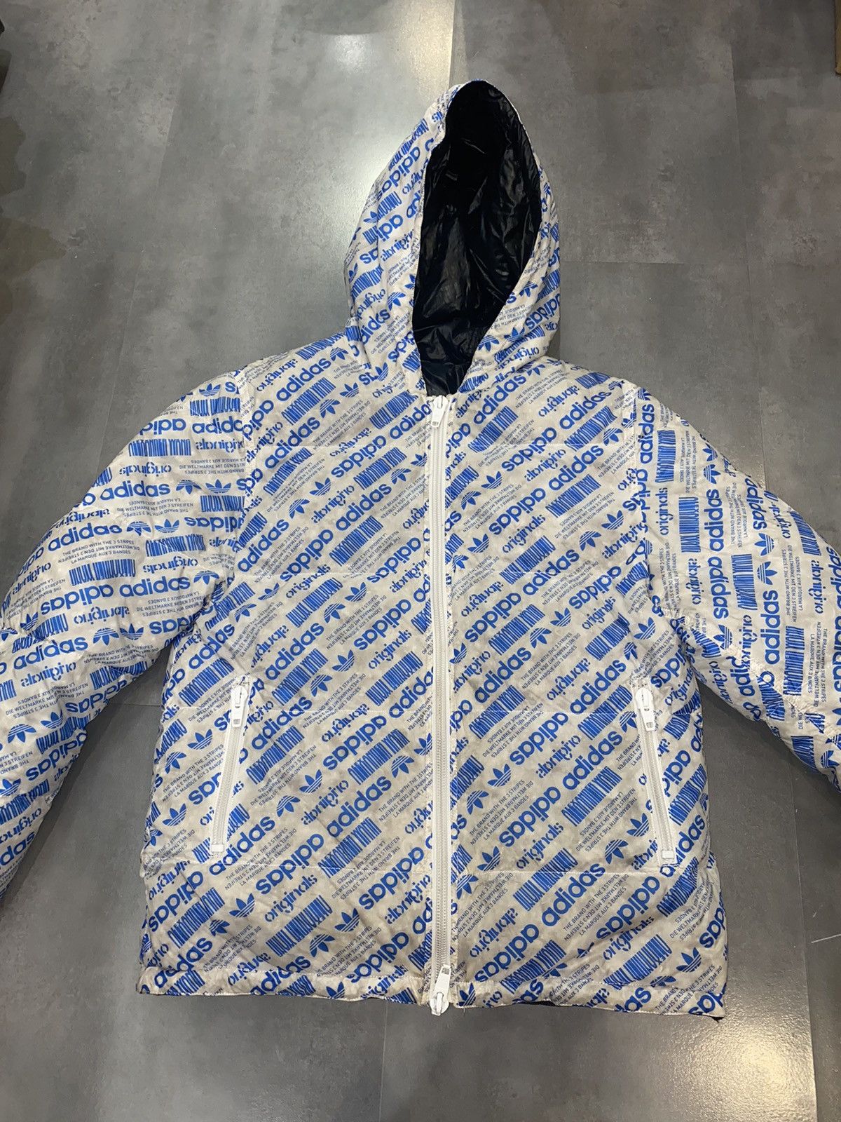Adidas × Alexander Wang Alexander Wang X Adidas All Over Printed Logo Down Jacket Size US M / EU 48-50 / 2 - 17 Thumbnail