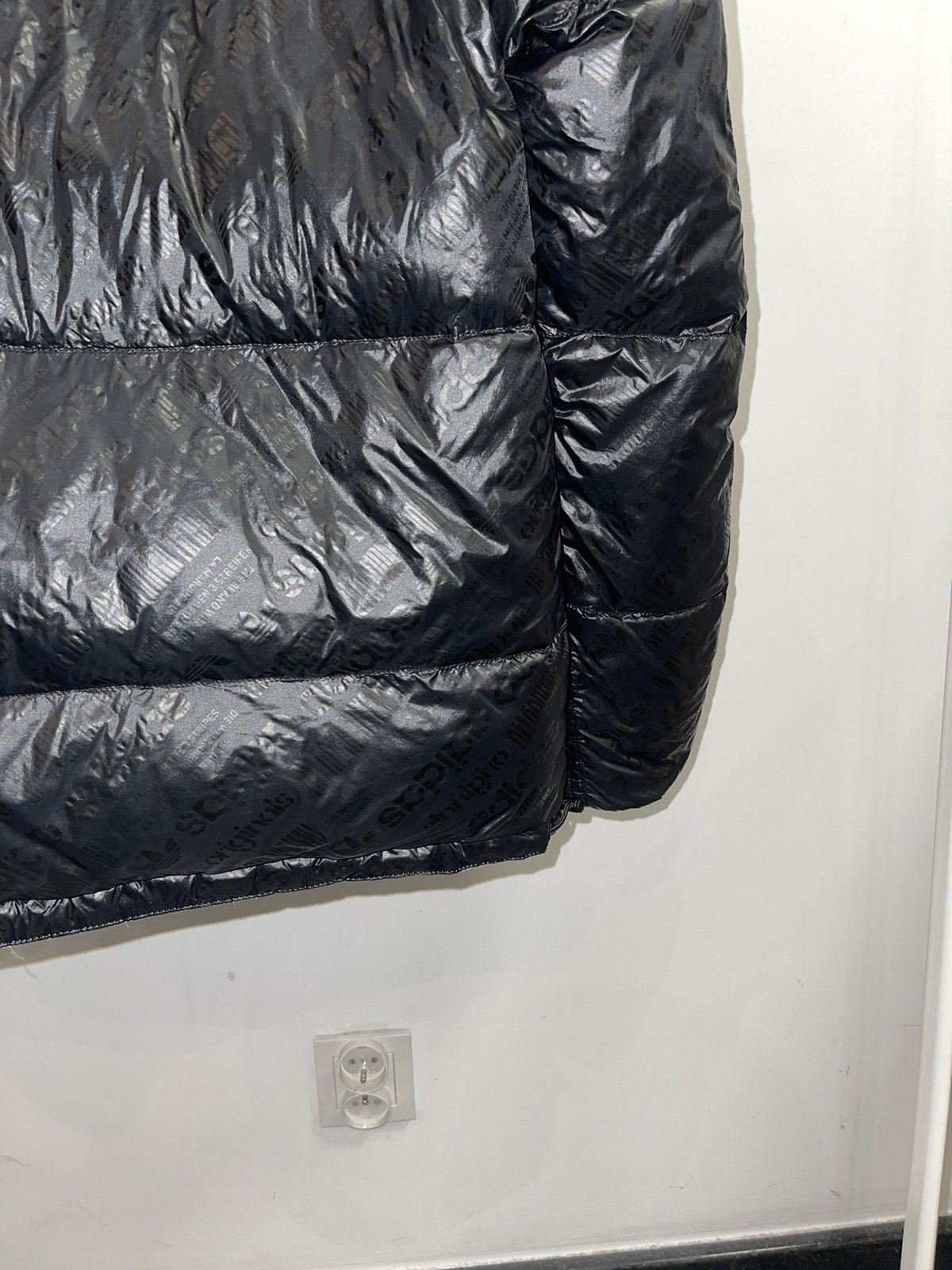 Adidas × Alexander Wang Alexander Wang X Adidas All Over Printed Logo Down Jacket Size US M / EU 48-50 / 2 - 14 Thumbnail
