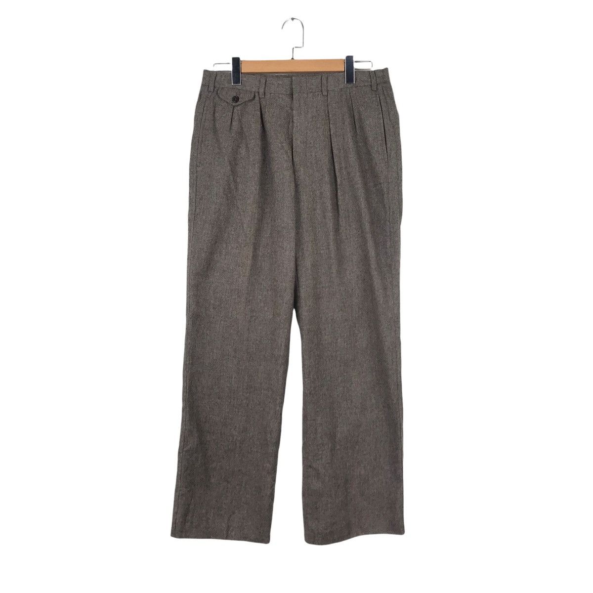 Vintage Polo Ralph Lauren Wool Pants Brown Color Casual