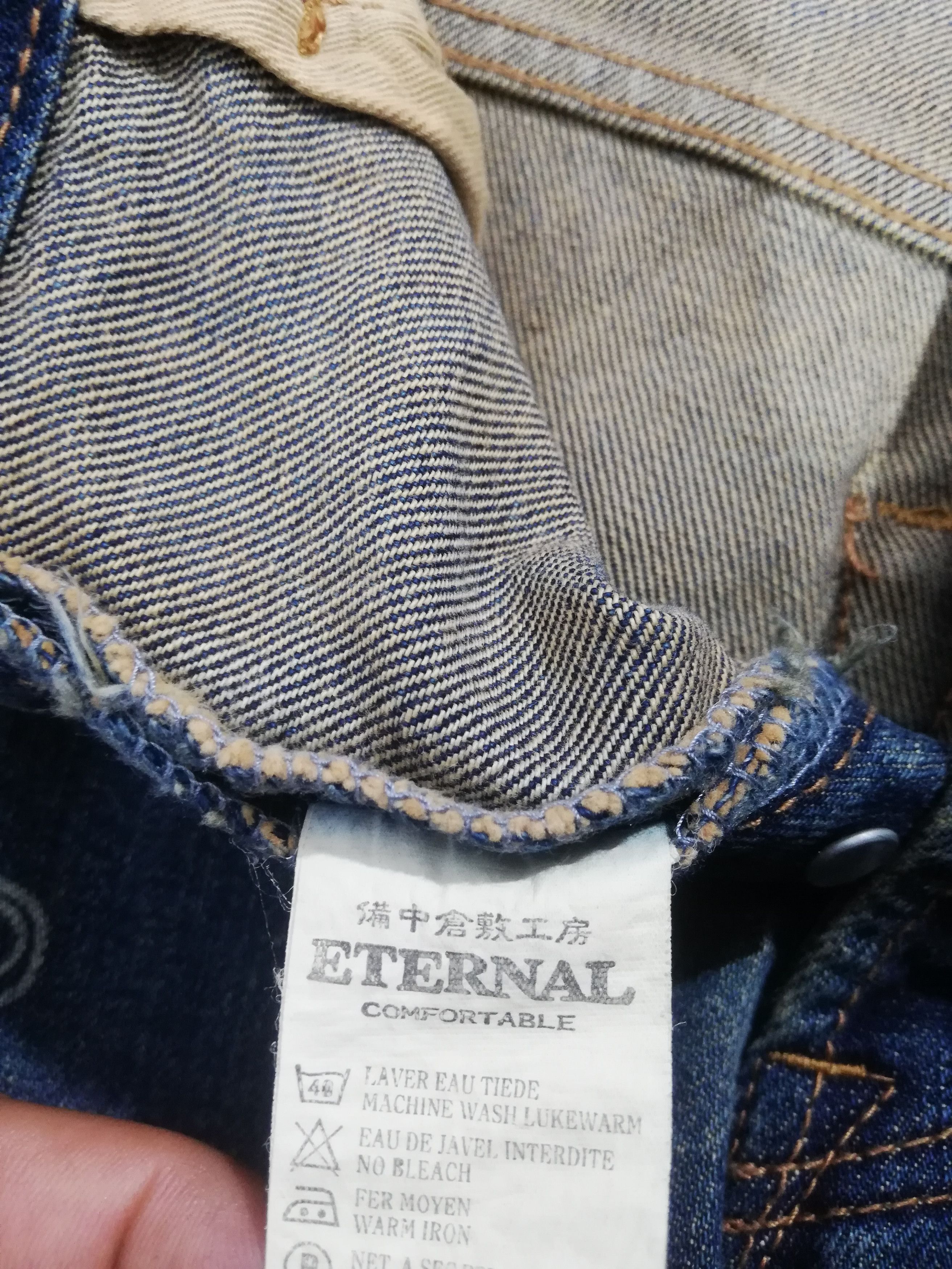 Designer × Japanese Brand Eternal Comfortable Jeans Japan Size US 32 / EU 48 - 6 Thumbnail