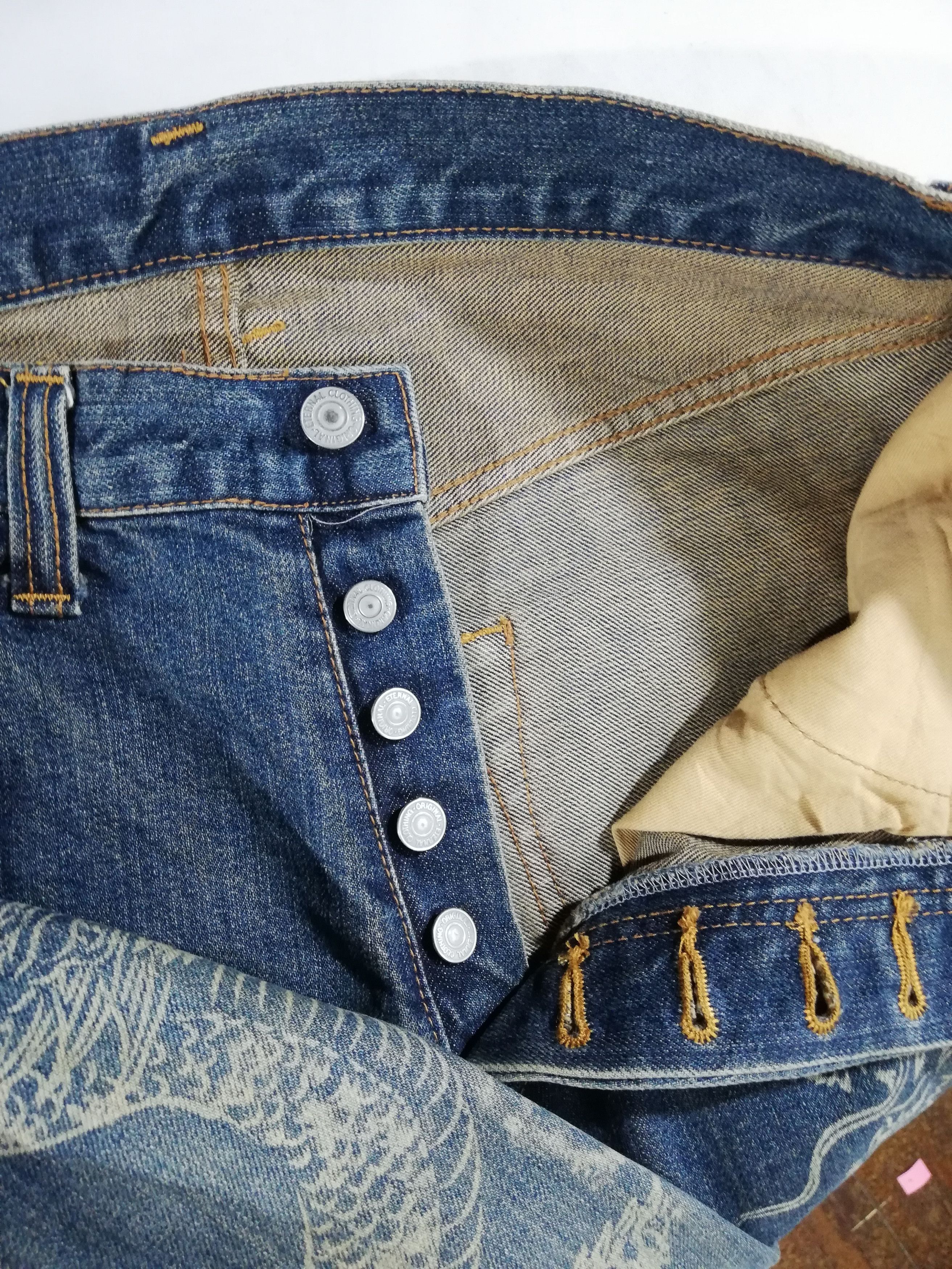 Designer × Japanese Brand Eternal Comfortable Jeans Japan Size US 32 / EU 48 - 7 Thumbnail