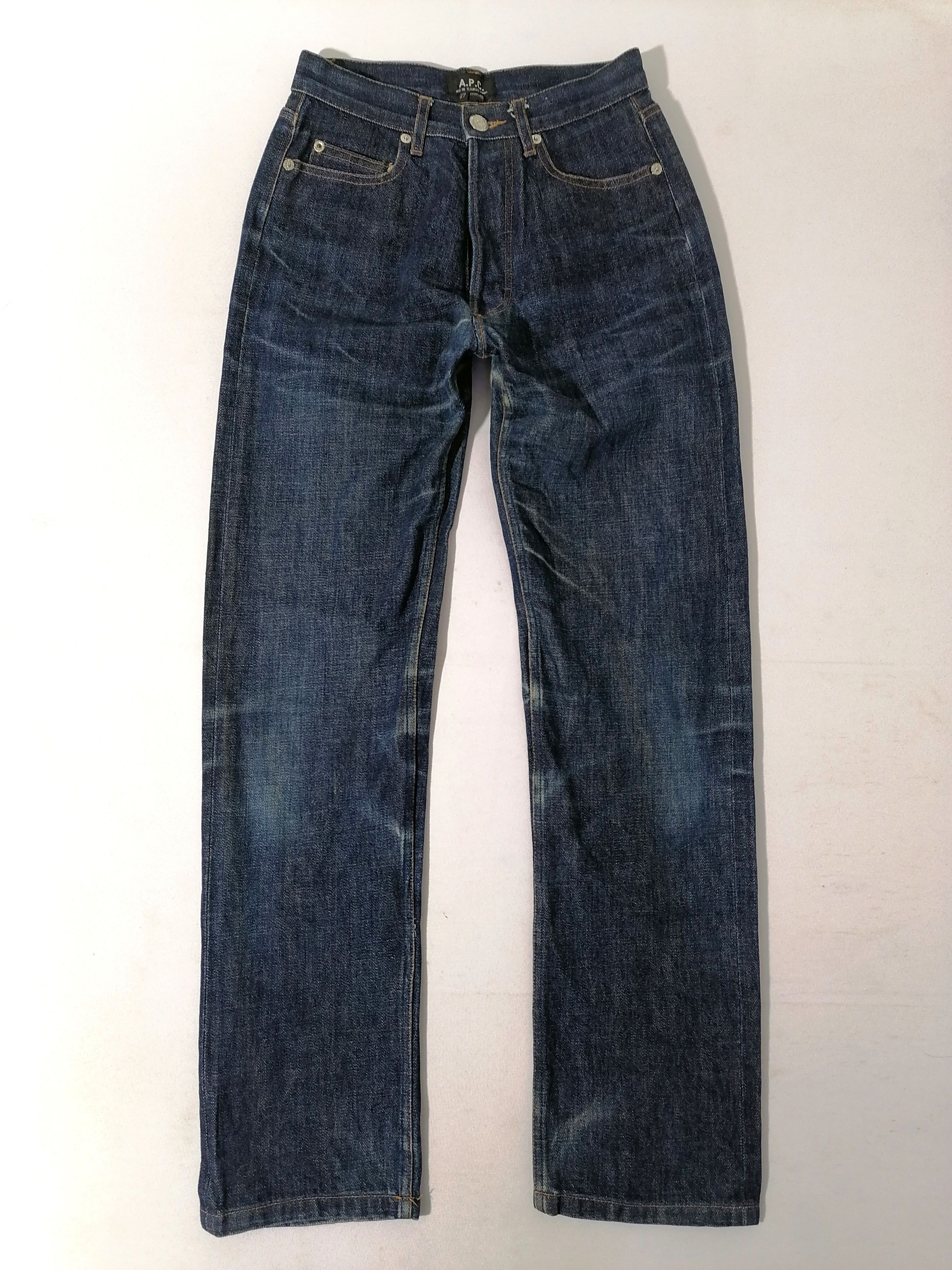 A.P.C. × Japanese Brand A.P.C. Selvedge Fly Button Denim Jeans Size US 26 / EU 42 - 2 Thumbnail