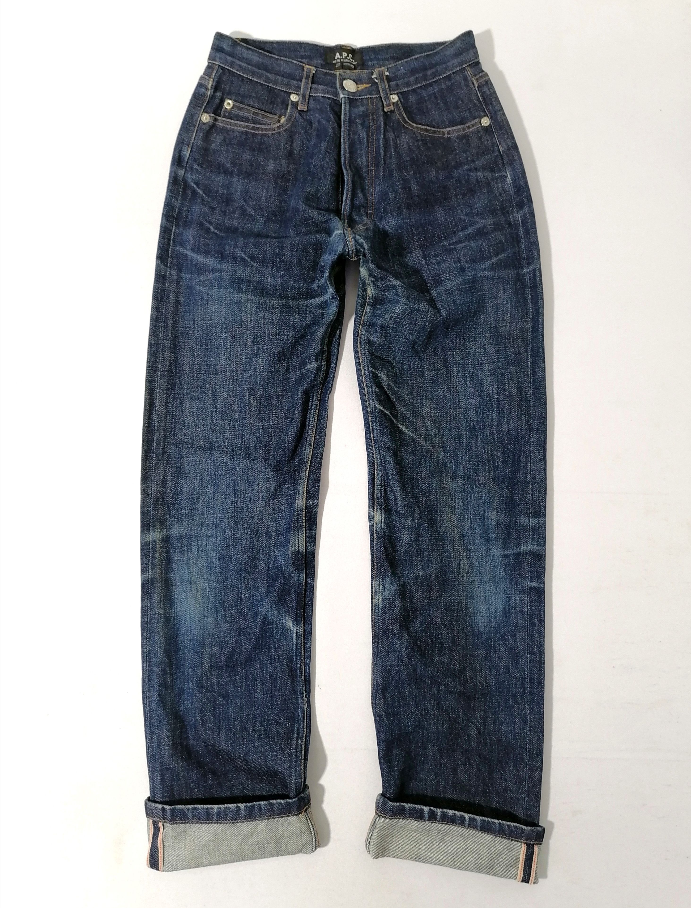 A.P.C. × Japanese Brand A.P.C. Selvedge Fly Button Denim Jeans Size US 26 / EU 42 - 1 Thumbnail