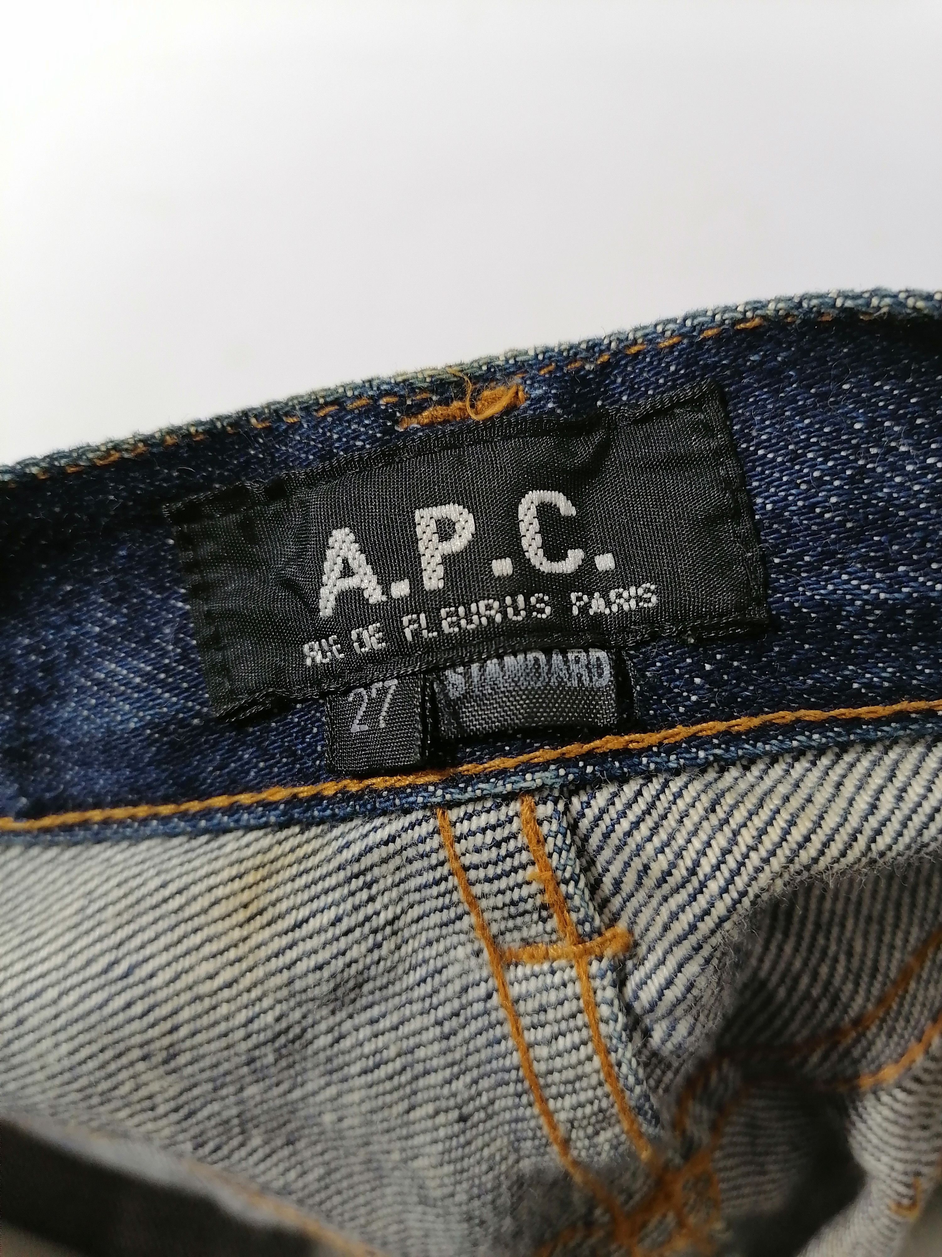 A.P.C. × Japanese Brand A.P.C. Selvedge Fly Button Denim Jeans Size US 26 / EU 42 - 6 Thumbnail