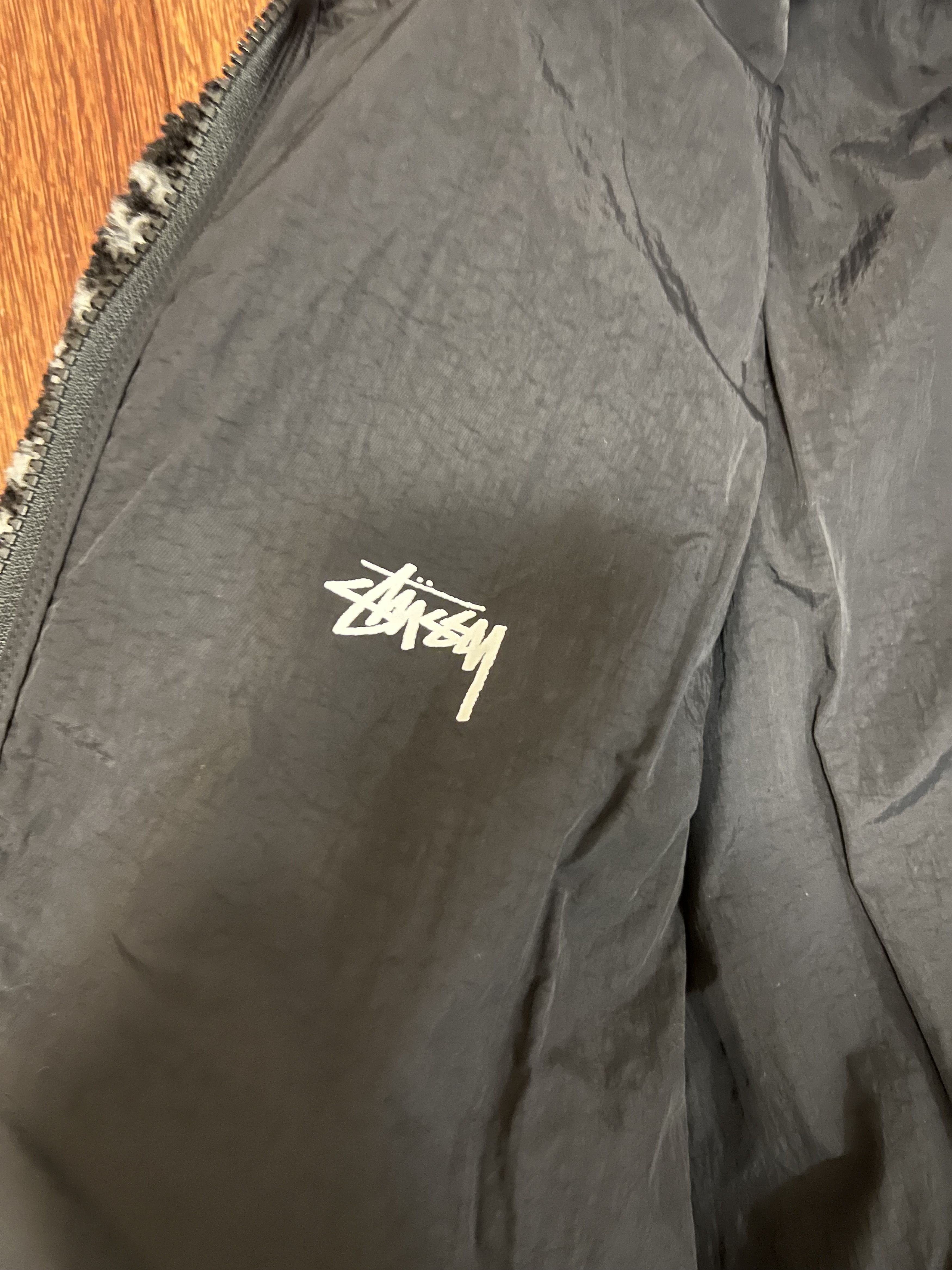 Stussy 💚 Stussy Dragon Sherpa Jacket Black FW22 Large NEW Size US L / EU 52-54 / 3 - 16 Thumbnail