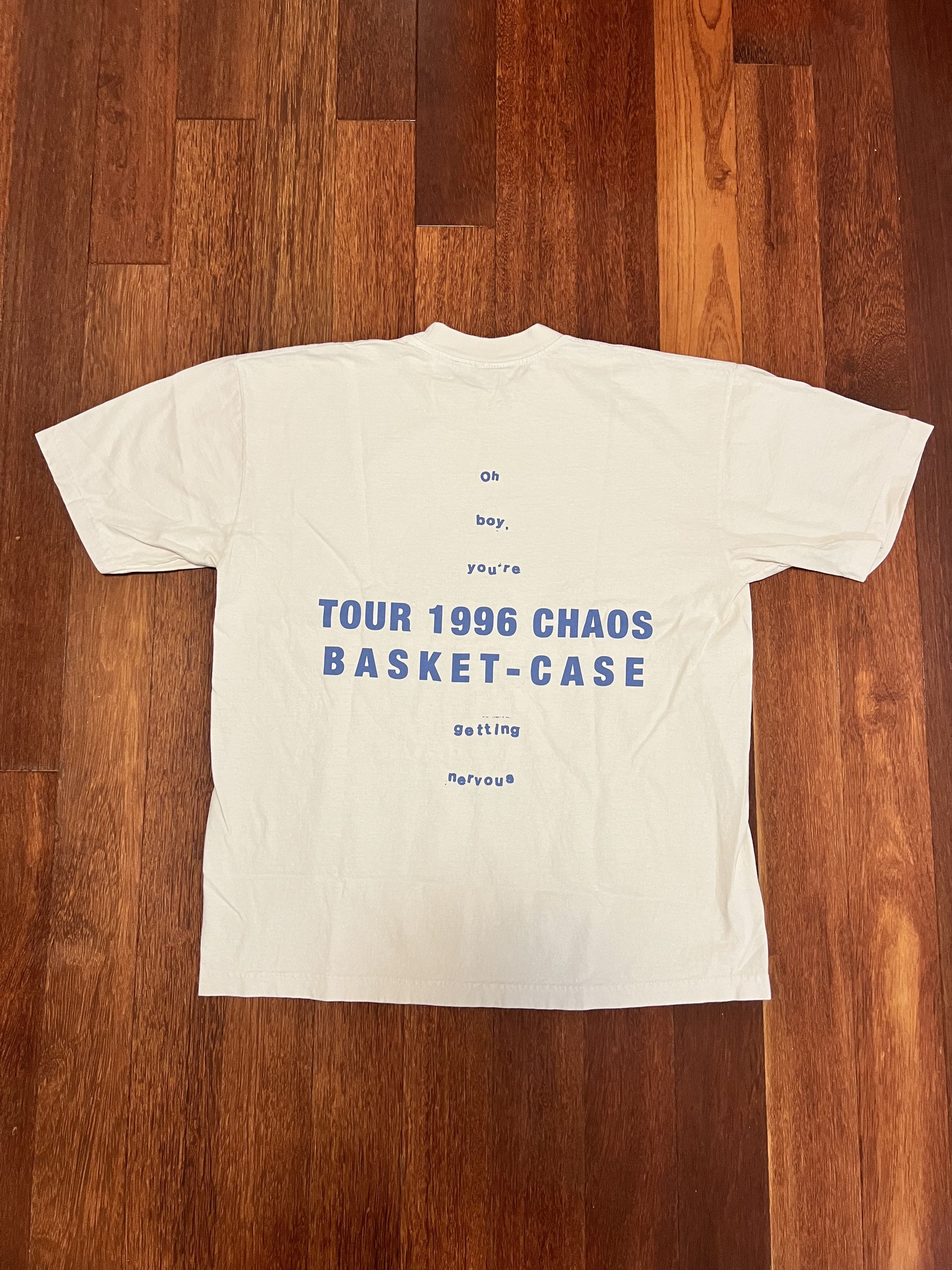 basketcase gallery 💚 Basketcase Gallery 1996 Tour White Tee X-Large NEW Size US XL / EU 56 / 4 - 4 Thumbnail