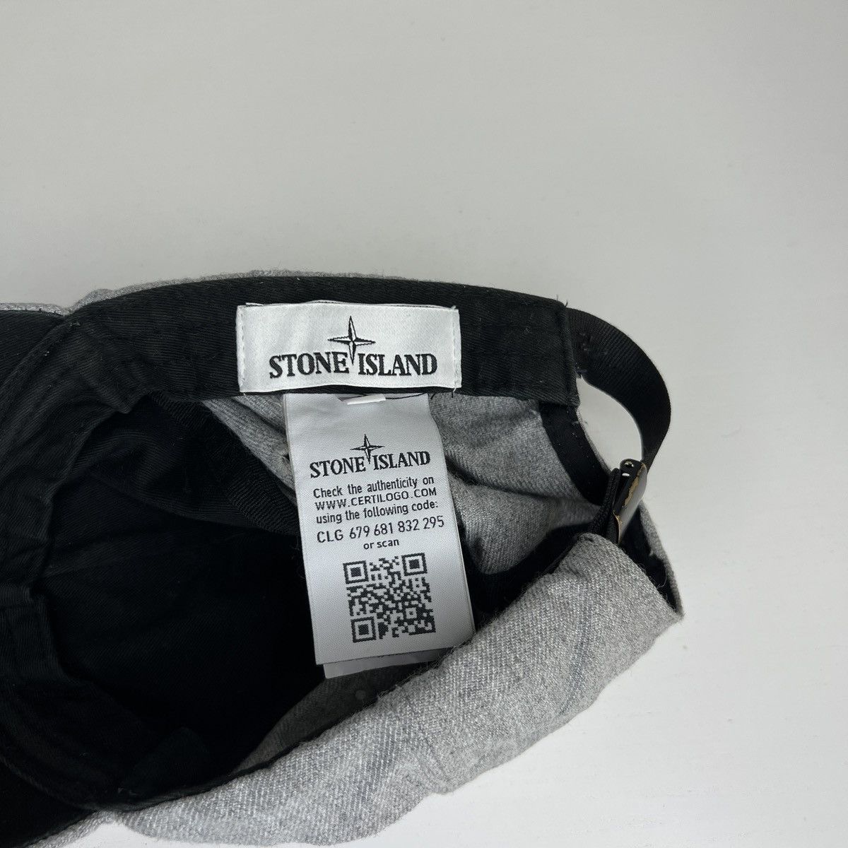 Stone Island Stone Island Grey Cap Hat Big Logo Wind Rose Size ONE SIZE - 7 Thumbnail