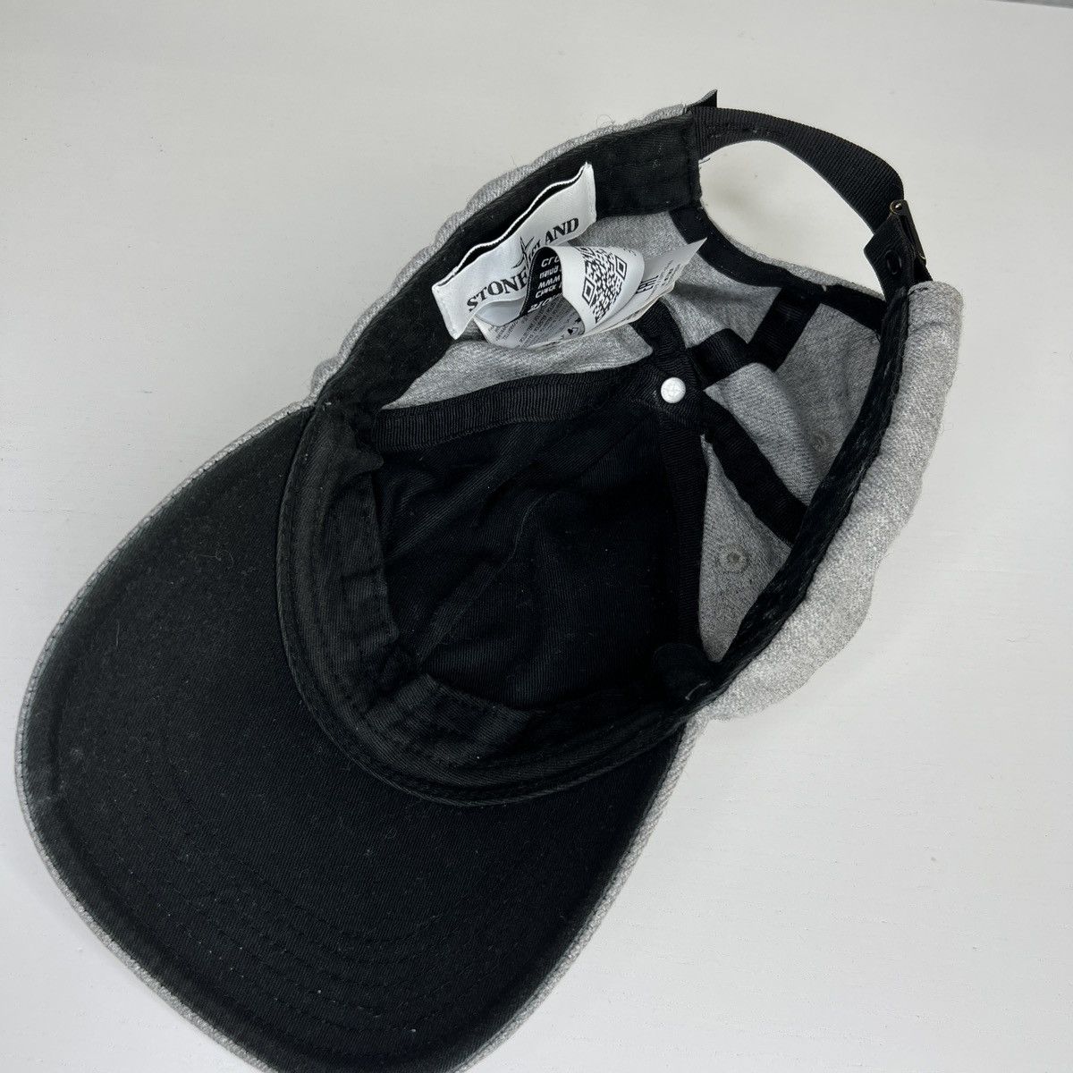 Stone Island Stone Island Grey Cap Hat Big Logo Wind Rose Size ONE SIZE - 6 Thumbnail