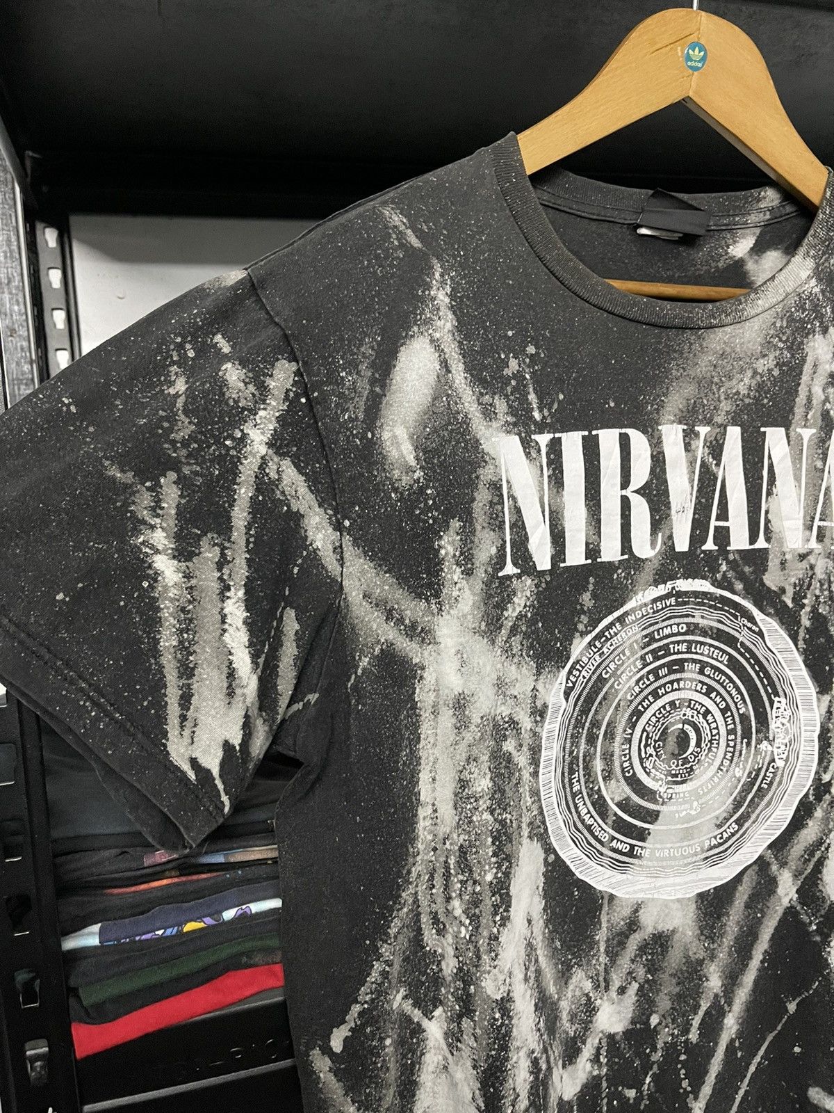 Band Tees Vintage Nirvana Indecisive Bootleg Acid Wash Tee Size US L / EU 52-54 / 3 - 6 Thumbnail