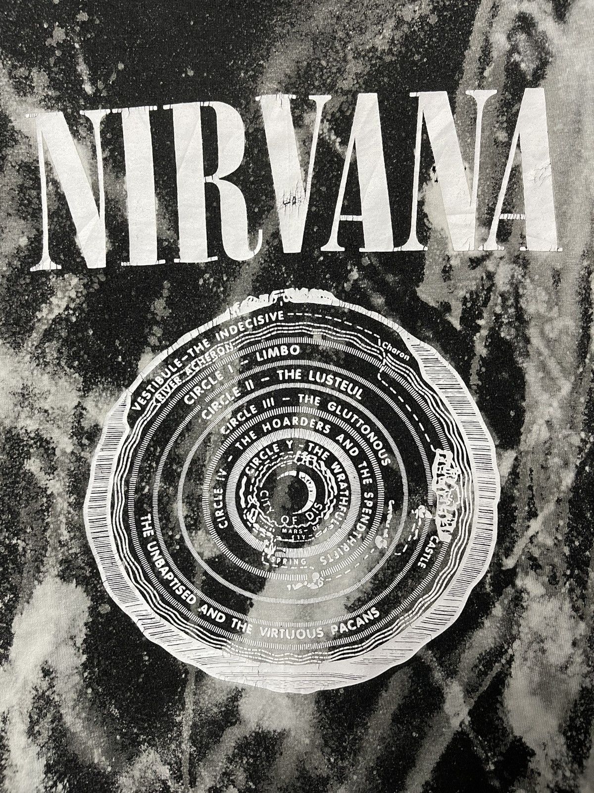 Band Tees Vintage Nirvana Indecisive Bootleg Acid Wash Tee Size US L / EU 52-54 / 3 - 3 Thumbnail