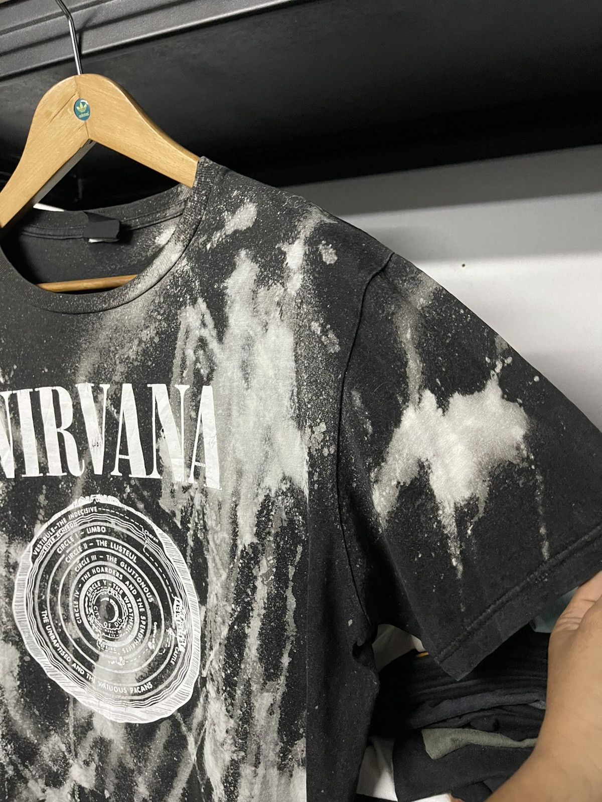 Band Tees Vintage Nirvana Indecisive Bootleg Acid Wash Tee Size US L / EU 52-54 / 3 - 7 Thumbnail
