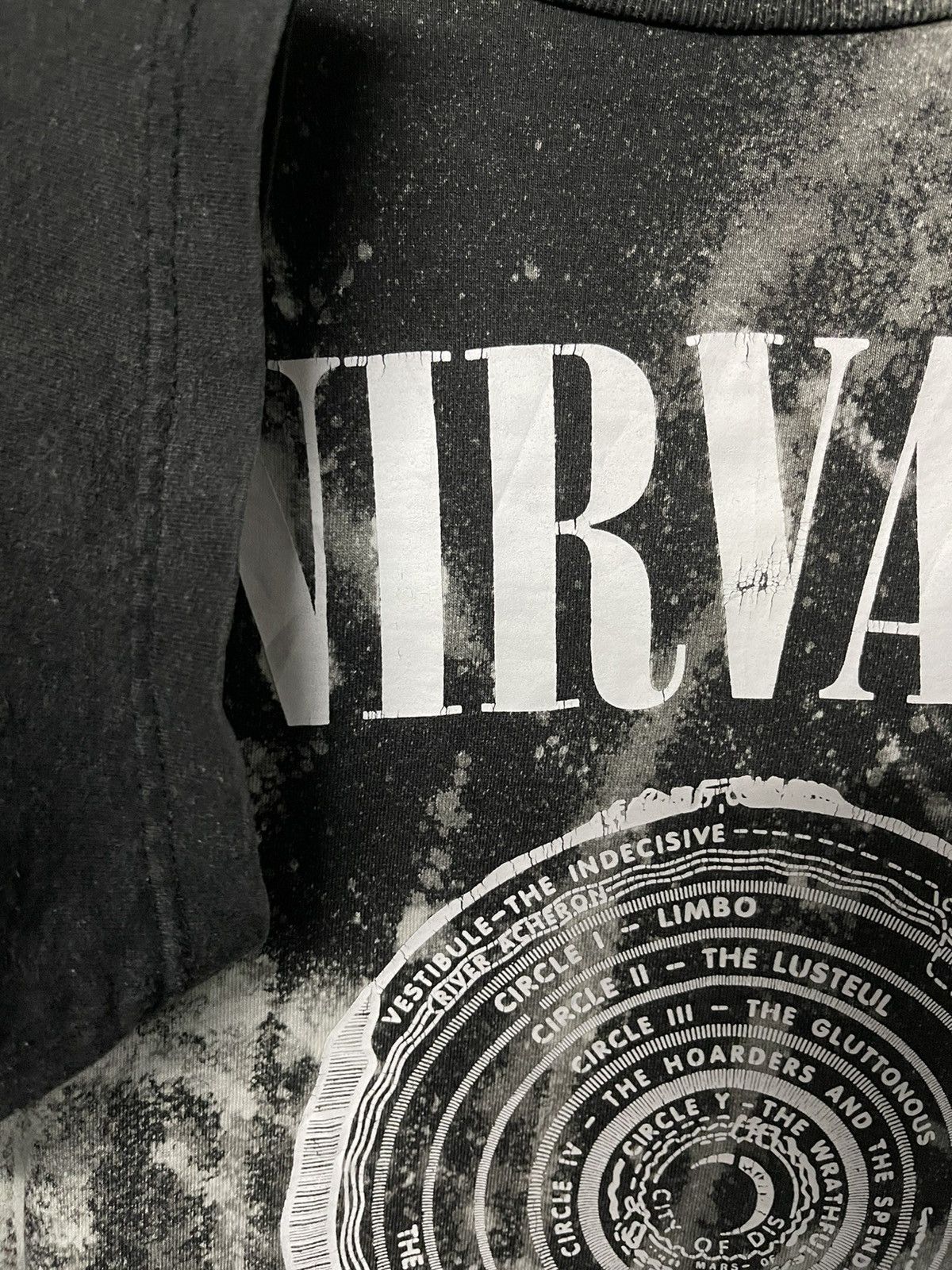 Band Tees Vintage Nirvana Indecisive Bootleg Acid Wash Tee Size US L / EU 52-54 / 3 - 5 Thumbnail