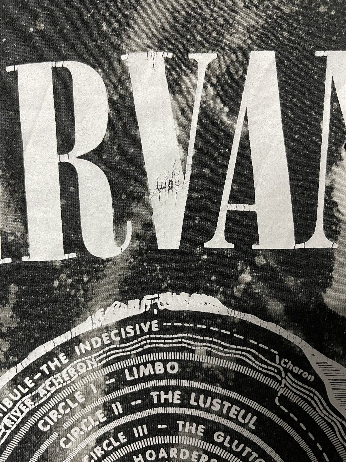 Band Tees Vintage Nirvana Indecisive Bootleg Acid Wash Tee Size US L / EU 52-54 / 3 - 4 Thumbnail