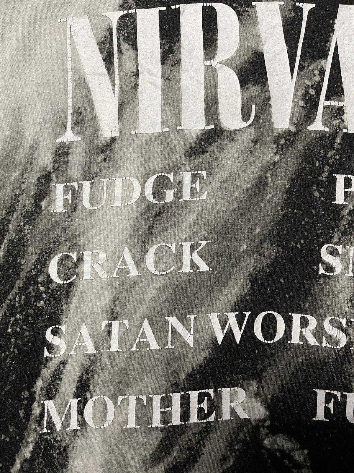 Band Tees Vintage Nirvana Indecisive Bootleg Acid Wash Tee Size US L / EU 52-54 / 3 - 9 Thumbnail