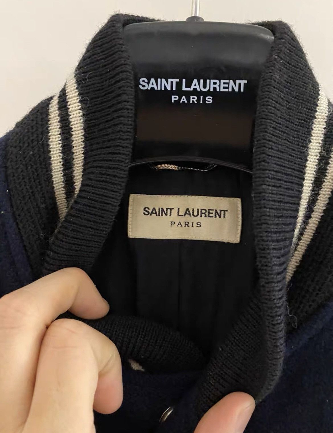 Yves Saint Laurent Saint Laurent teddy 2014 size 44 navy blue jacket Size US S / EU 44-46 / 1 - 3 Thumbnail