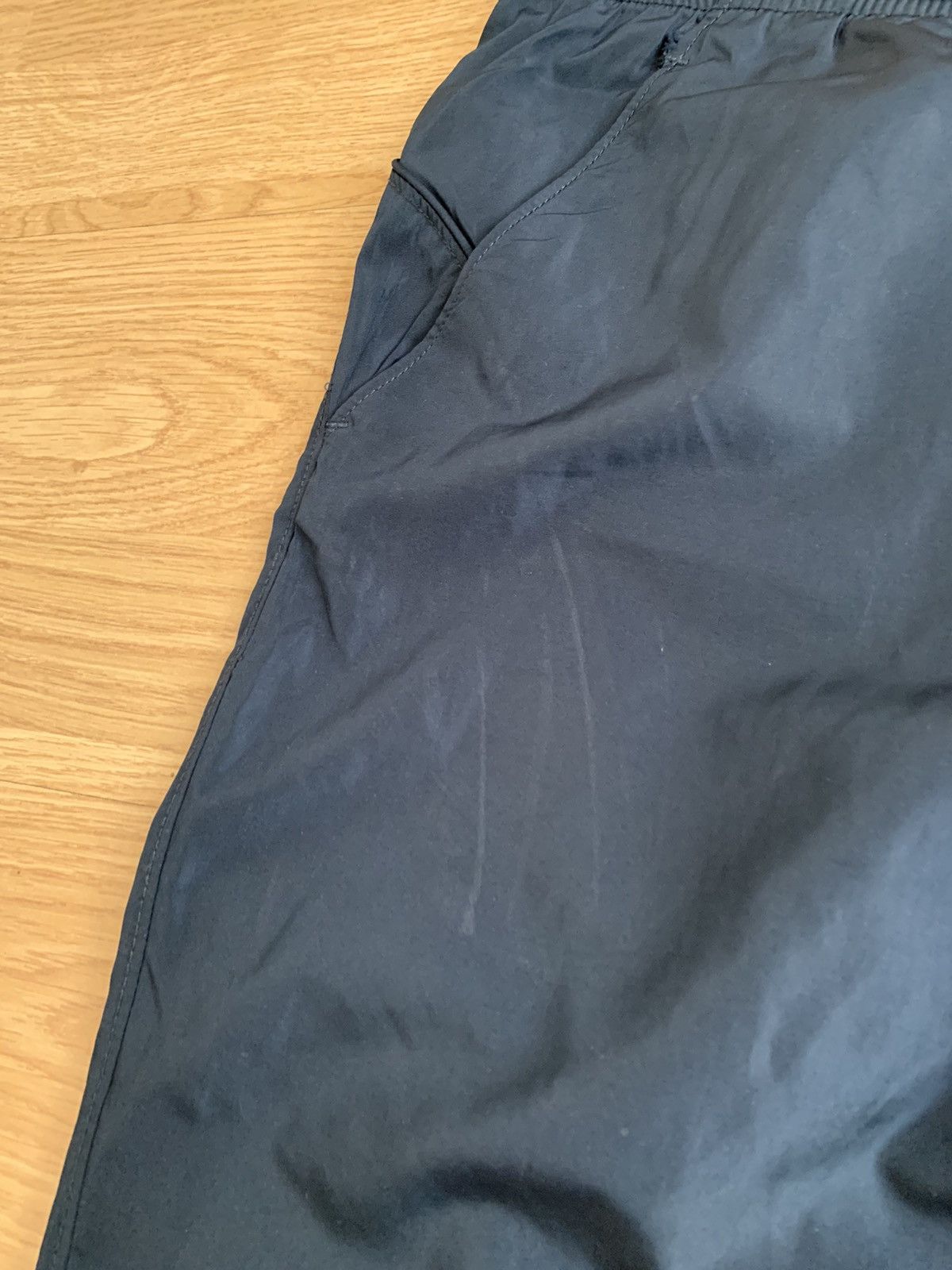 Nike × Vintage Vintage Nike Navy Track Pants Swoosh Drill Size US 30 / EU 46 - 5 Thumbnail