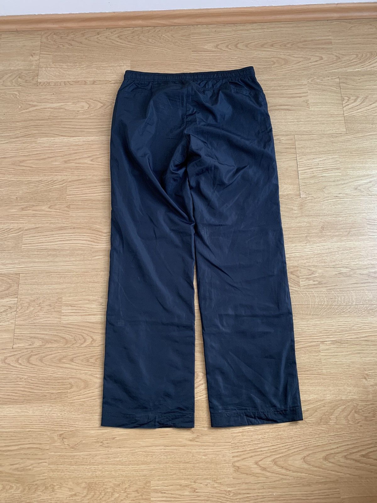 Nike × Vintage Vintage Nike Navy Track Pants Swoosh Drill Size US 30 / EU 46 - 2 Thumbnail