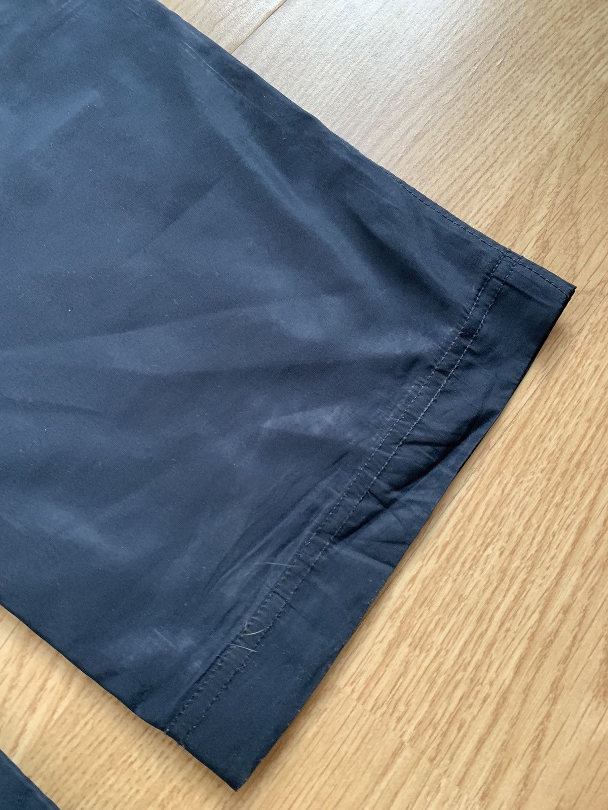 Nike × Vintage Vintage Nike Navy Track Pants Swoosh Drill Size US 30 / EU 46 - 8 Thumbnail