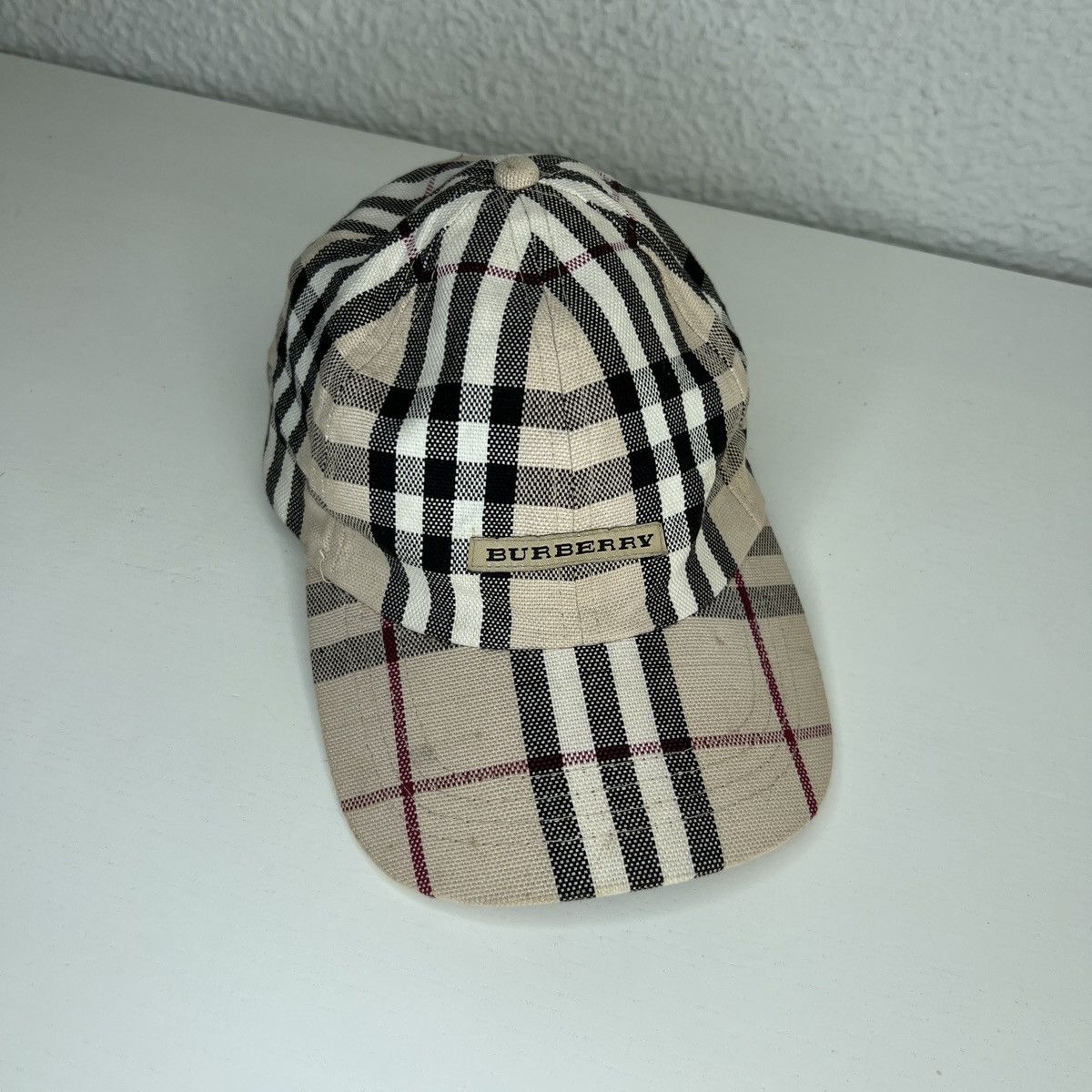 Burberry × Japanese Brand Burberry London Burberrys Classic Nova Check Hat Cap Logo Size ONE SIZE - 1 Thumbnail