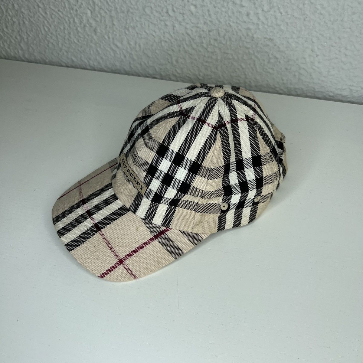 Burberry × Japanese Brand Burberry London Burberrys Classic Nova Check Hat Cap Logo Size ONE SIZE - 3 Thumbnail