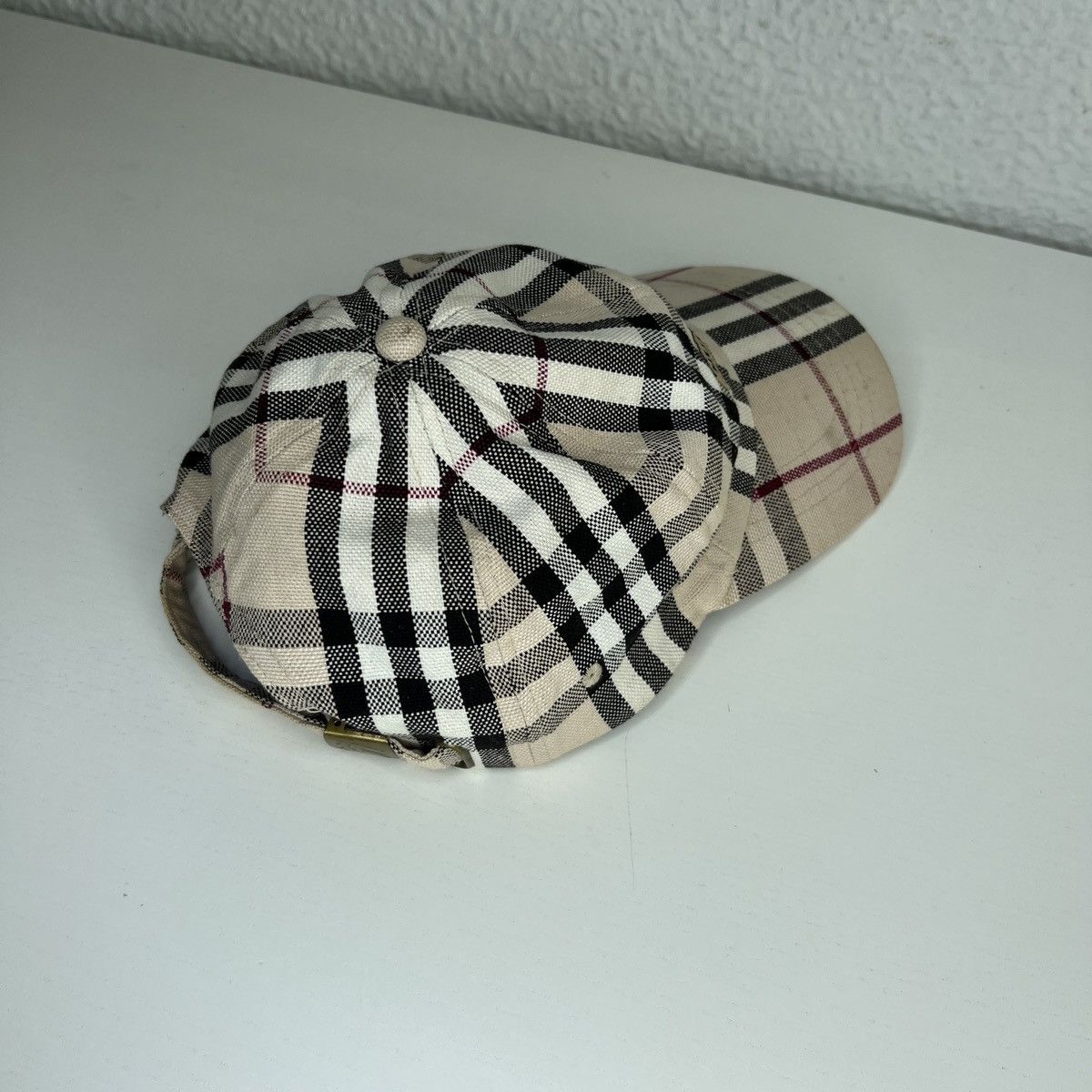 Burberry × Japanese Brand Burberry London Burberrys Classic Nova Check Hat Cap Logo Size ONE SIZE - 5 Thumbnail