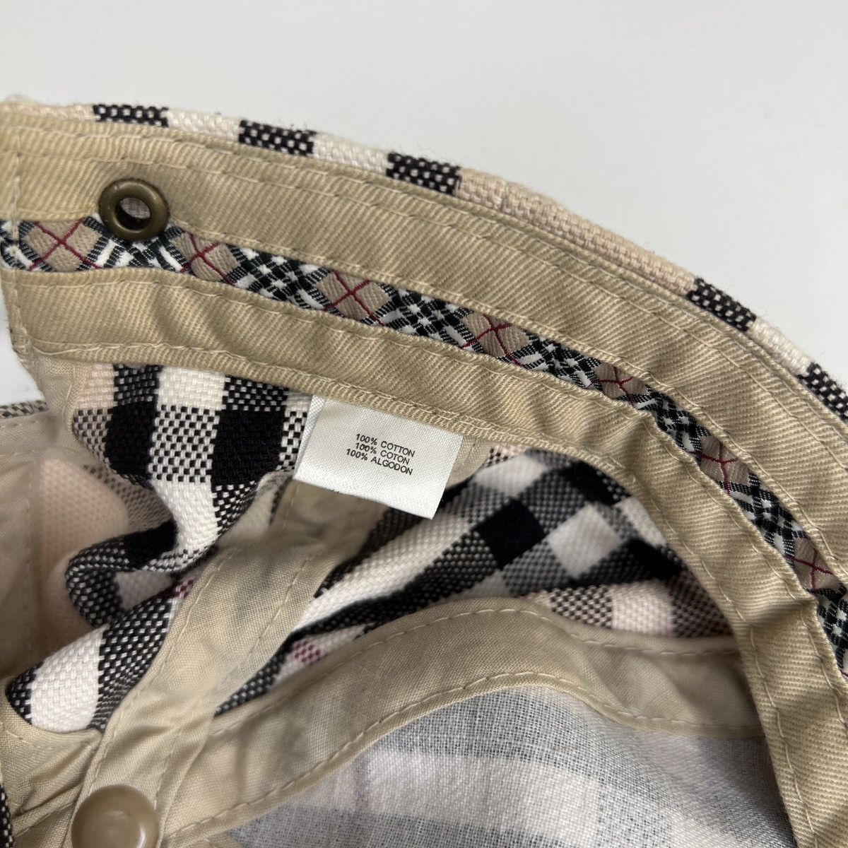 Burberry × Japanese Brand Burberry London Burberrys Classic Nova Check Hat Cap Logo Size ONE SIZE - 8 Thumbnail