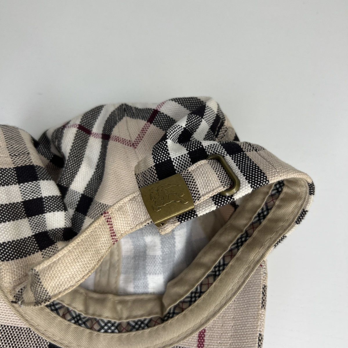 Burberry × Japanese Brand Burberry London Burberrys Classic Nova Check Hat Cap Logo Size ONE SIZE - 9 Thumbnail